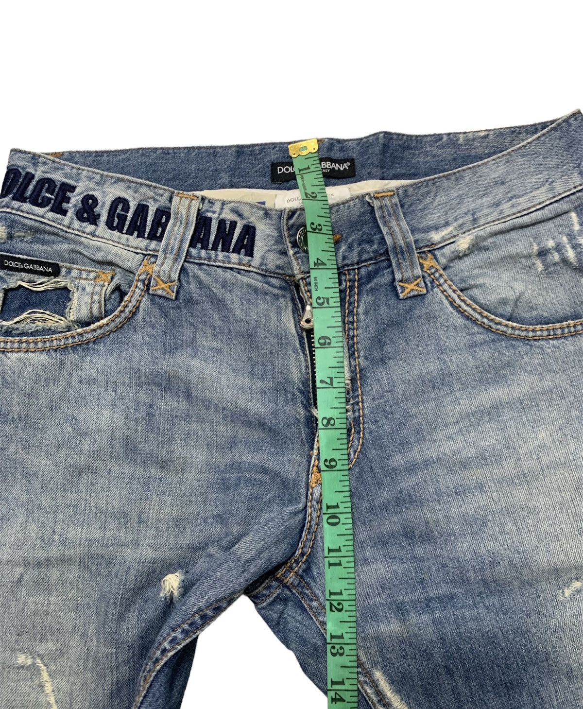 Dolce & Gabbana DOLCE & GABBANA Distressed denim Size US 32 / EU 48 - 13 Thumbnail