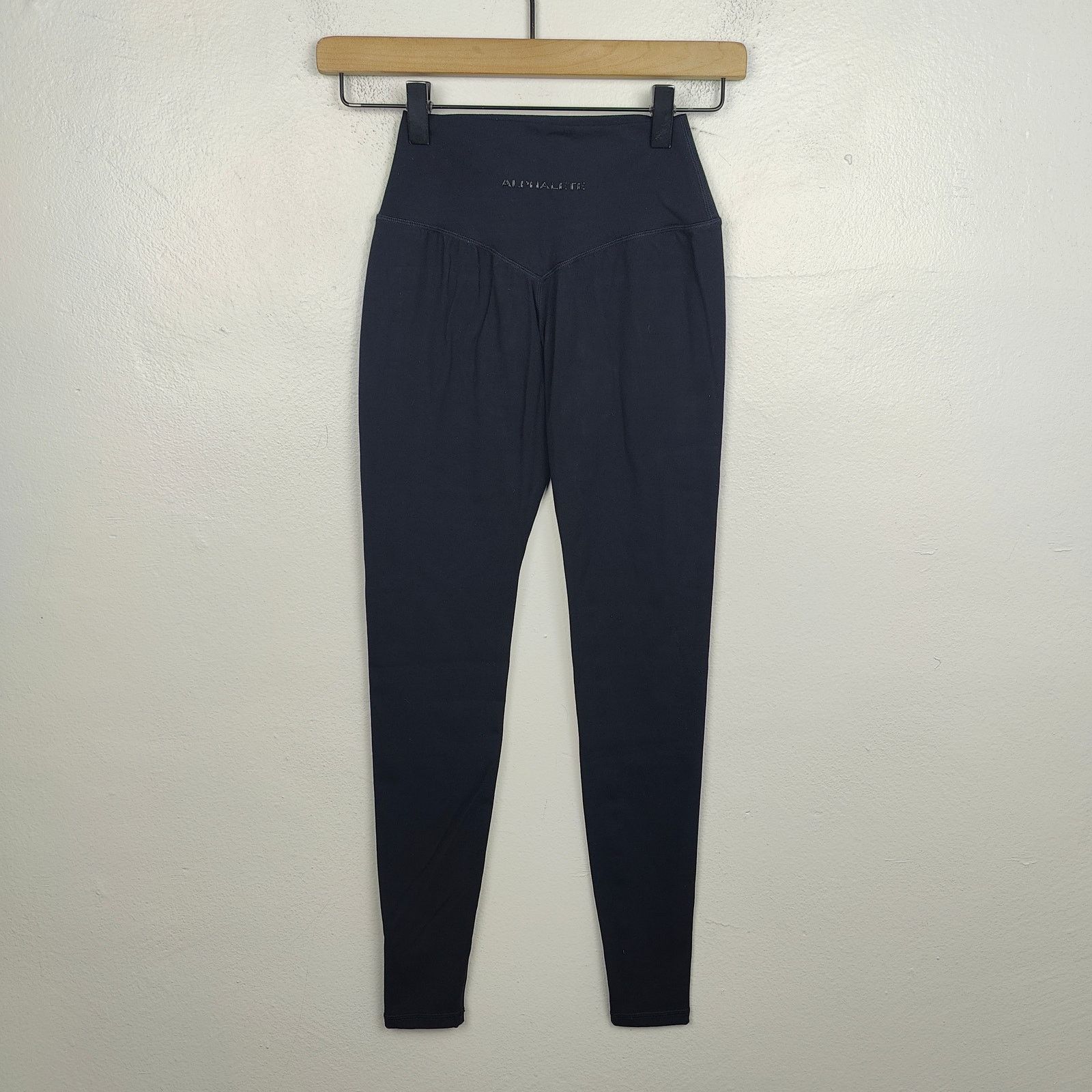 Other Alphalete Leggings Womens XS Black High Rise Brushed Size 26" / US 2 / IT 38 - 4 Thumbnail