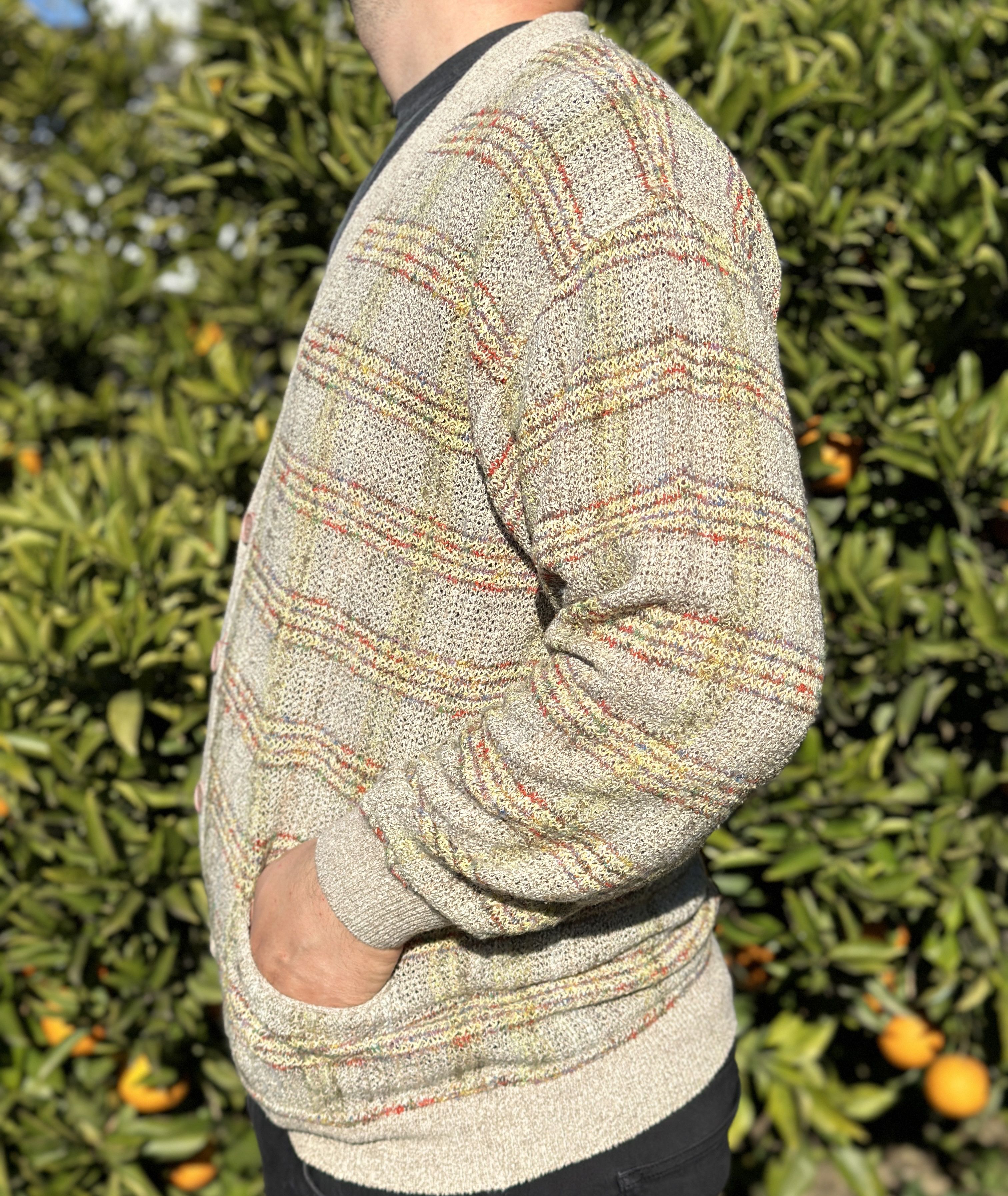 Missoni 1989 Missoni Cardigan 3DKnit Pullover Retro Jeresy Size 48 M Size US M / EU 48-50 / 2 - 2 Thumbnail