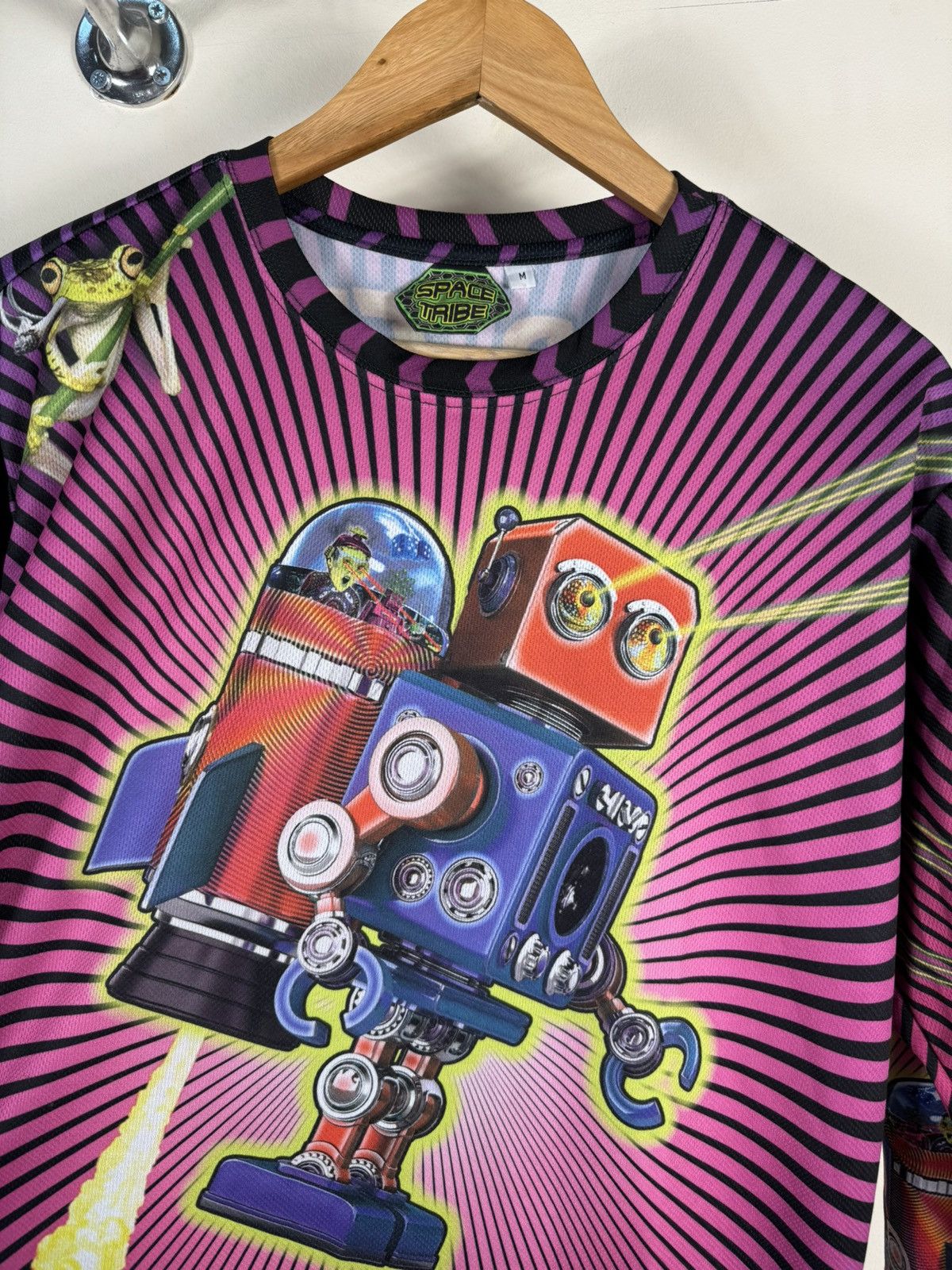 Band Tees Space Tribe Mad Tribe Rocket Power Psychedelic Design Size US M / EU 48-50 / 2 - 3 Thumbnail