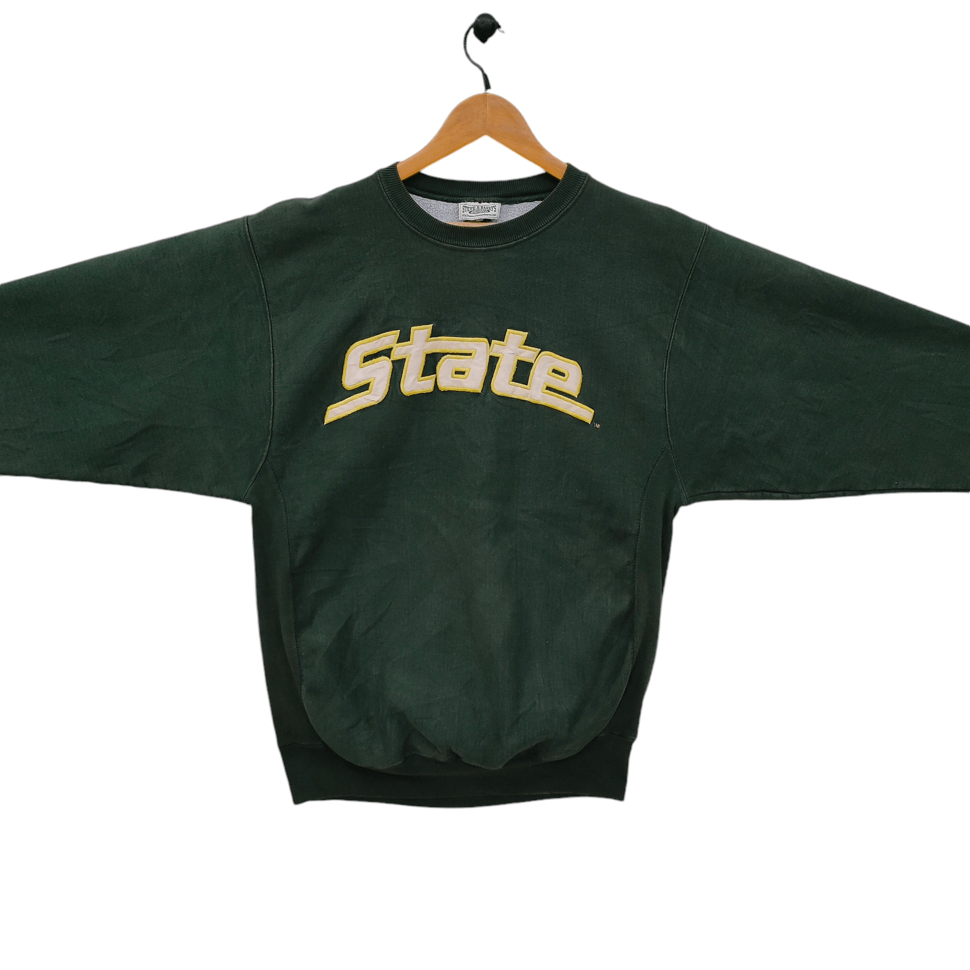 Steve And Barrys × Vintage Y2K Michigan State University Sweatshirt Embroidery Medium Size US M / EU 48-50 / 2 - 2 Thumbnail