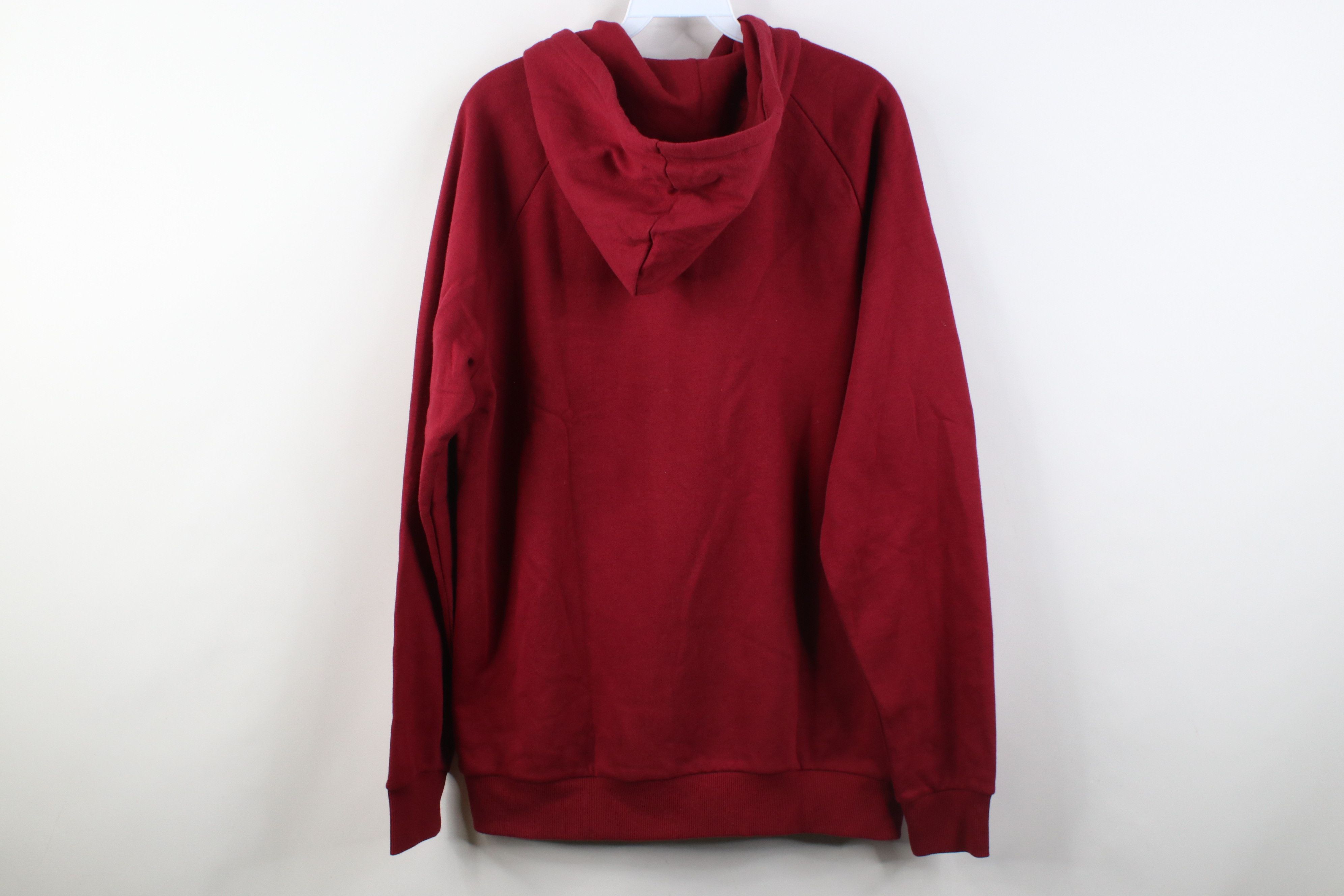 Under Armour New Under Armour Spell Out Big Logo Hoodie Sweatshirt Red Size US M / EU 48-50 / 2 - 12 Thumbnail