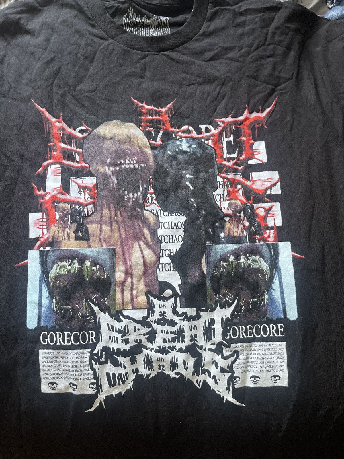 Designer × Destroy Lonely × Ken Carson Ken Carson A Great Chaos “GoreCore” Tour Merch Size US M / EU 48-50 / 2 - 3 Thumbnail