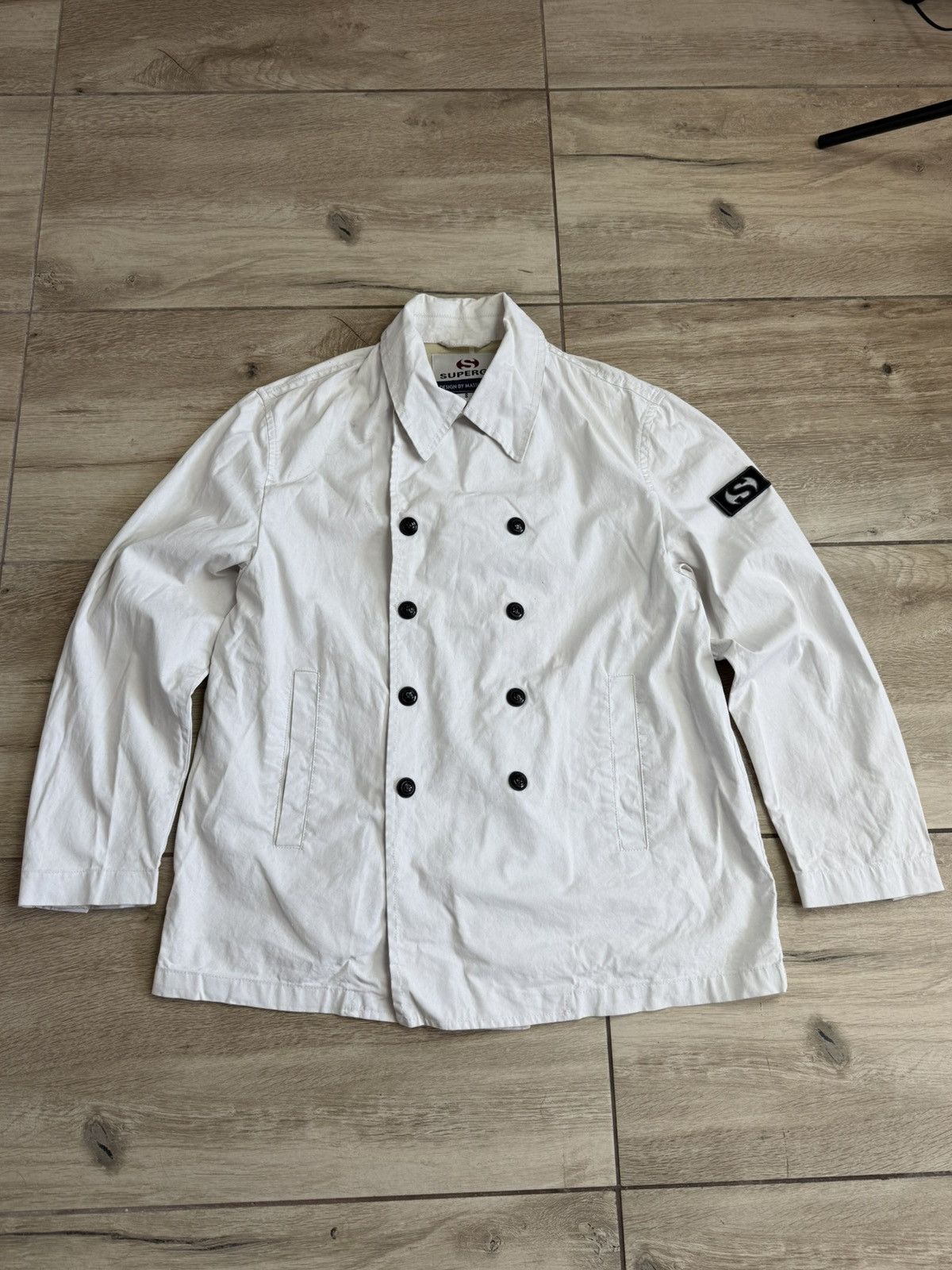 Massimo Osti 1997 Massimo Osti Superga Double Breasted Archive Jacket Size US S / EU 44-46 / 1 - 5 Thumbnail