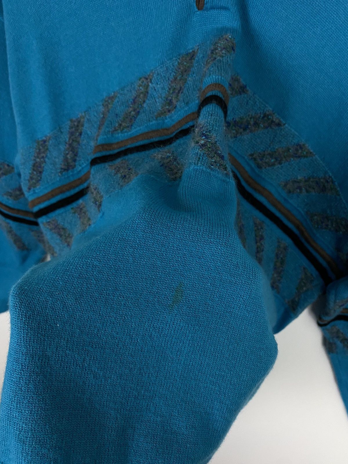 Yves Saint Laurent Vintage Yves Saint Laurent Wool Knitwear Polo Size US M / EU 48-50 / 2 - 8 Thumbnail