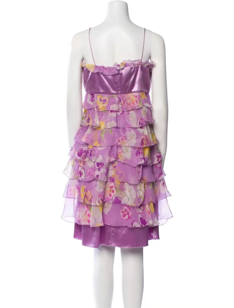 Valentino Valentino Purple slip dress Size L / US 10 / IT 46 - 4 Thumbnail