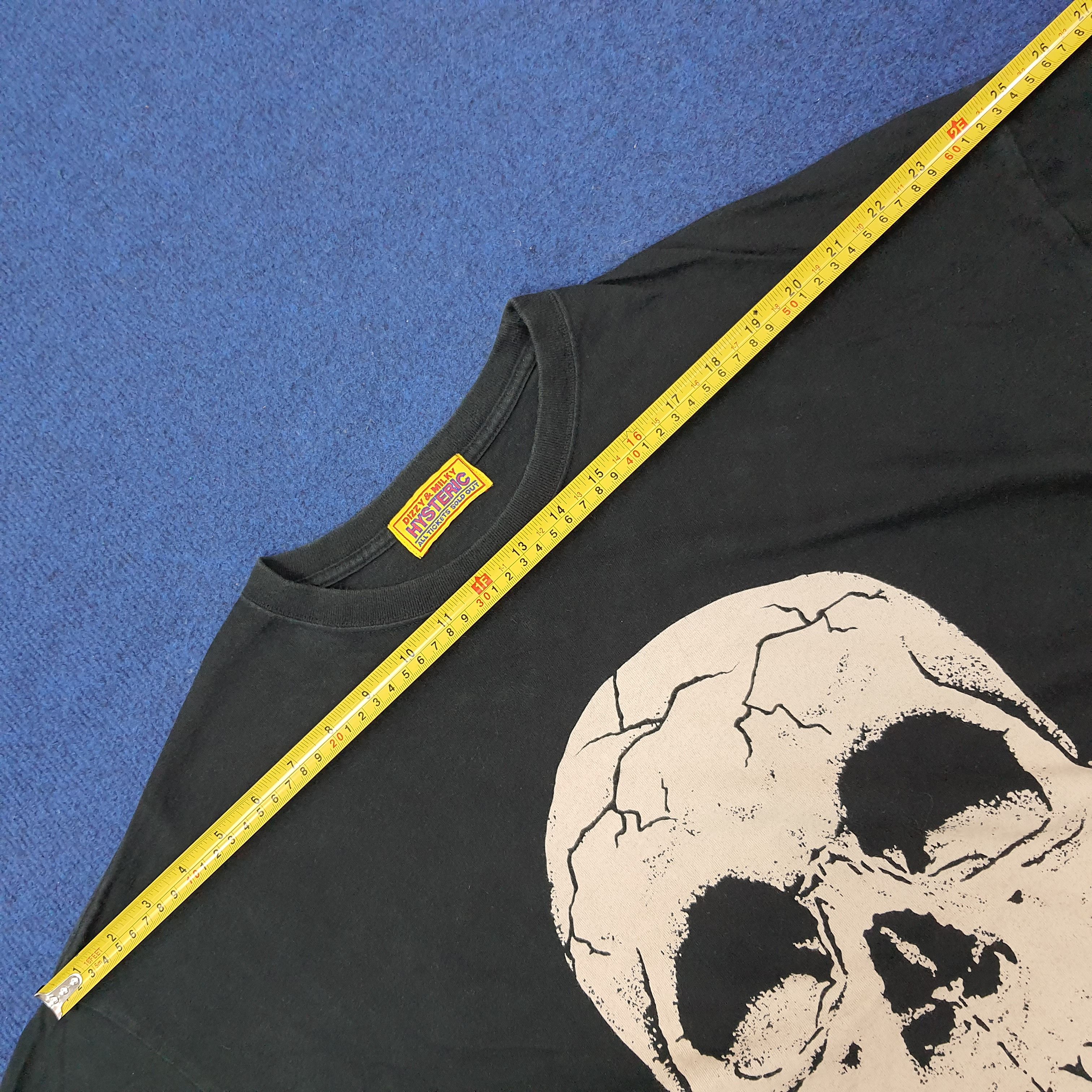 Hysteric Glamour Vintage Hysteric Glamour Skull Long Sleeve Tshirt C239N35 Size US XXL / EU 58 / 5 - 9 Thumbnail