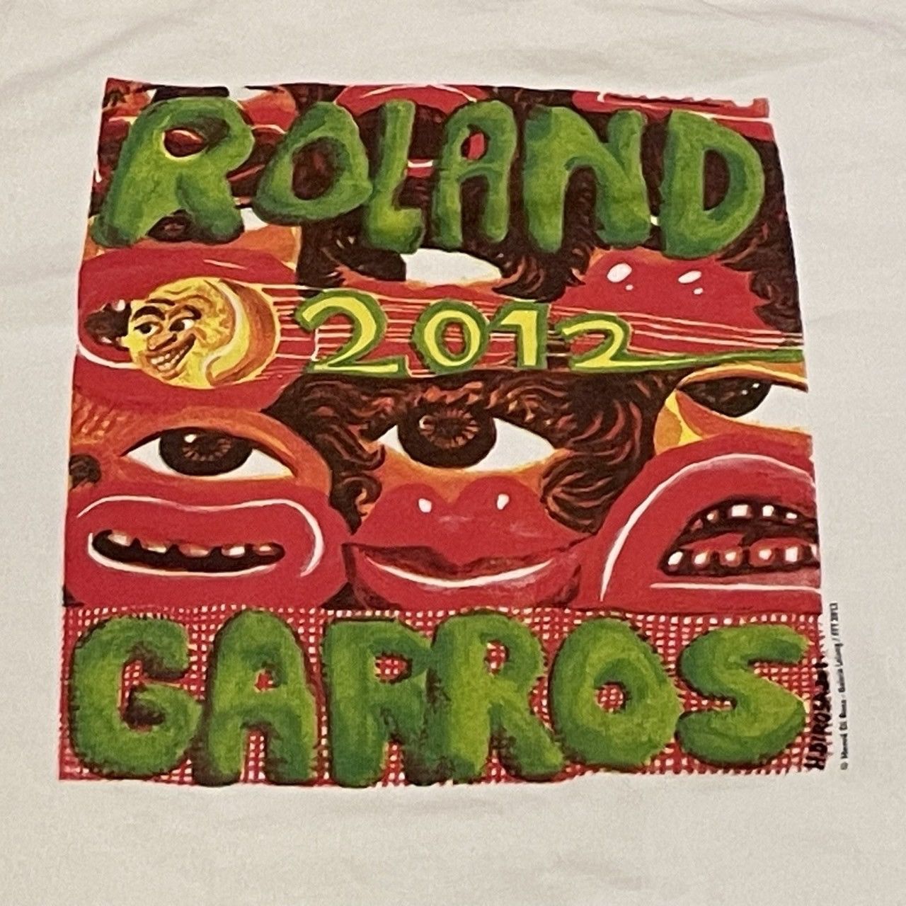 Vintage Rare Vintage 2012 Roland Garros Tennis Tee Grand Slam Size US L / EU 52-54 / 3 - 5 Thumbnail