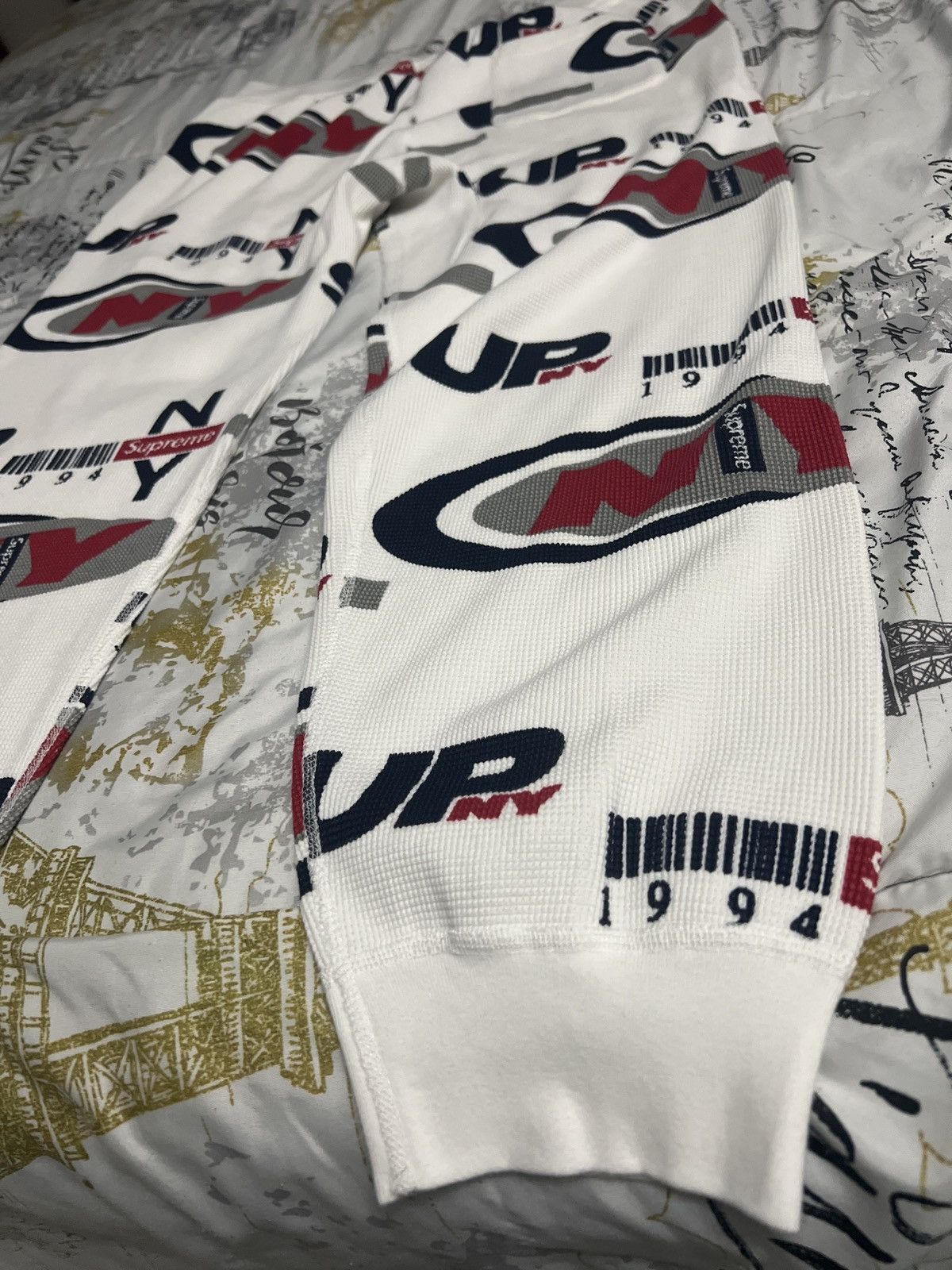 Supreme Supreme Sup NY Waffle Thermal Pant (FW18) Size US 28 / EU 44 - 14 Thumbnail