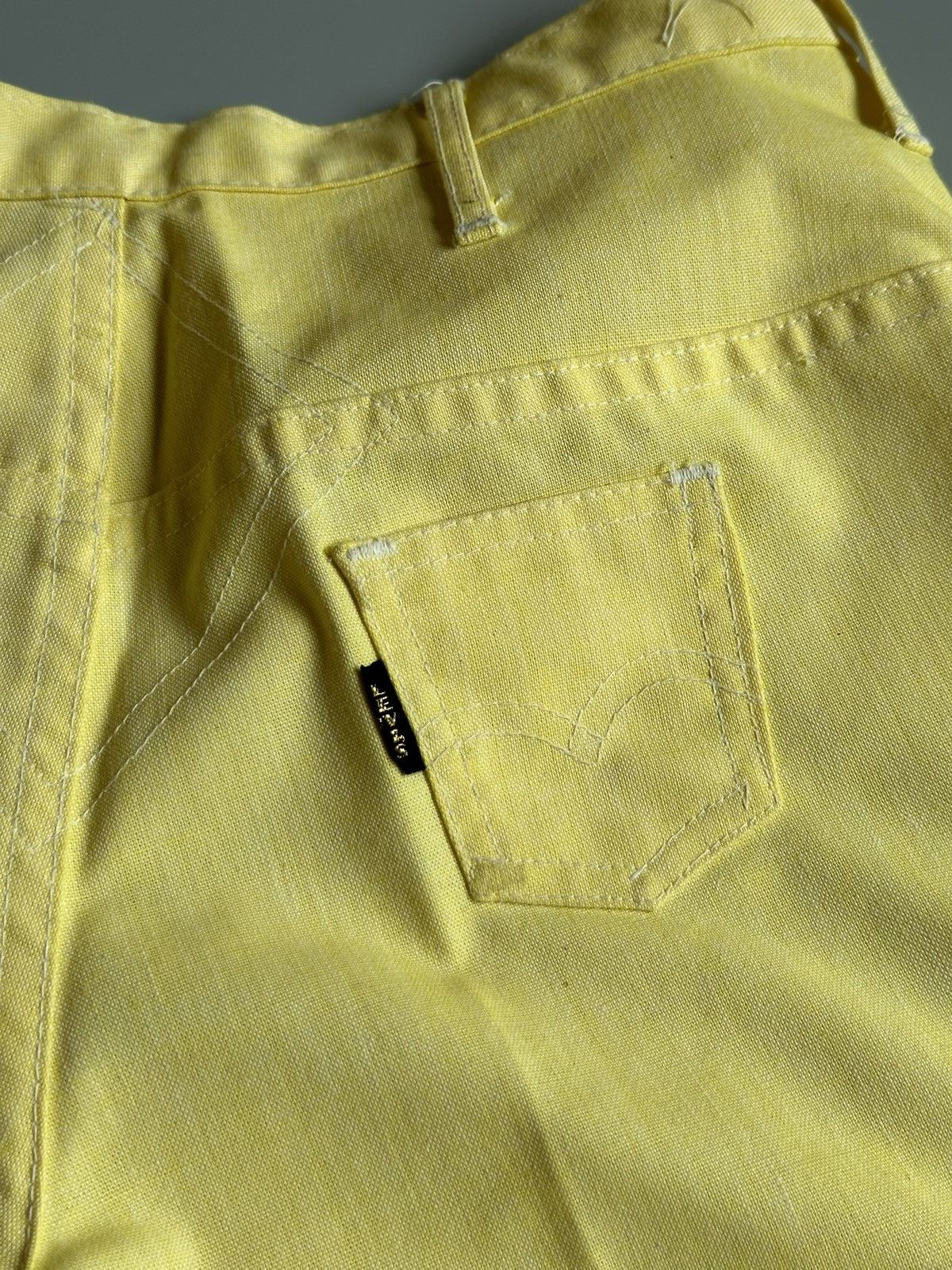 Levi's Vintage Clothing 70s Miss Levi’s Big E Front Seam Slight Flare Pants Size 29 Size 29" - 5 Thumbnail