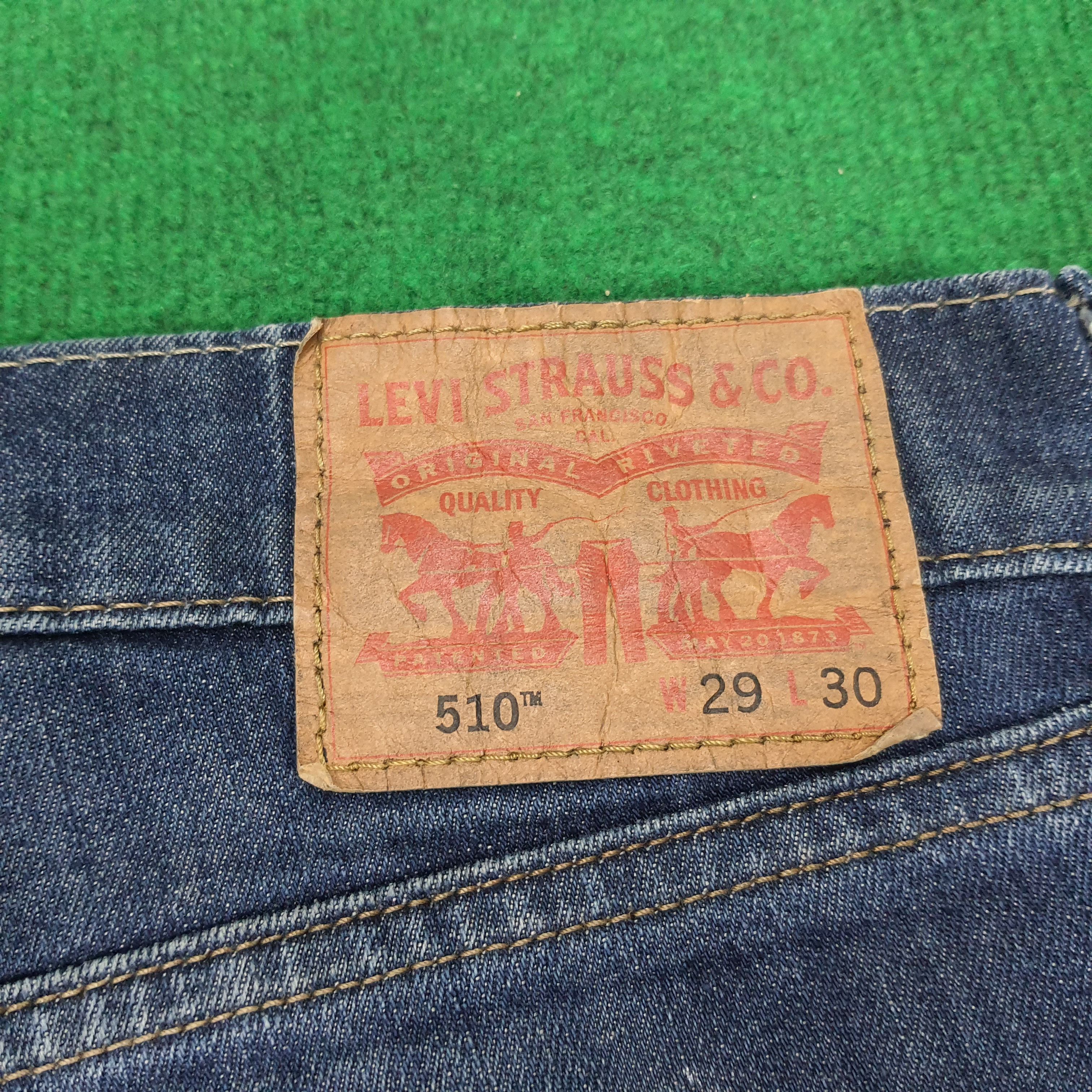 Levi's × Vintage Vintage Levi's 510 Distressed Art American Brand Jean Size US 29 - 6 Thumbnail