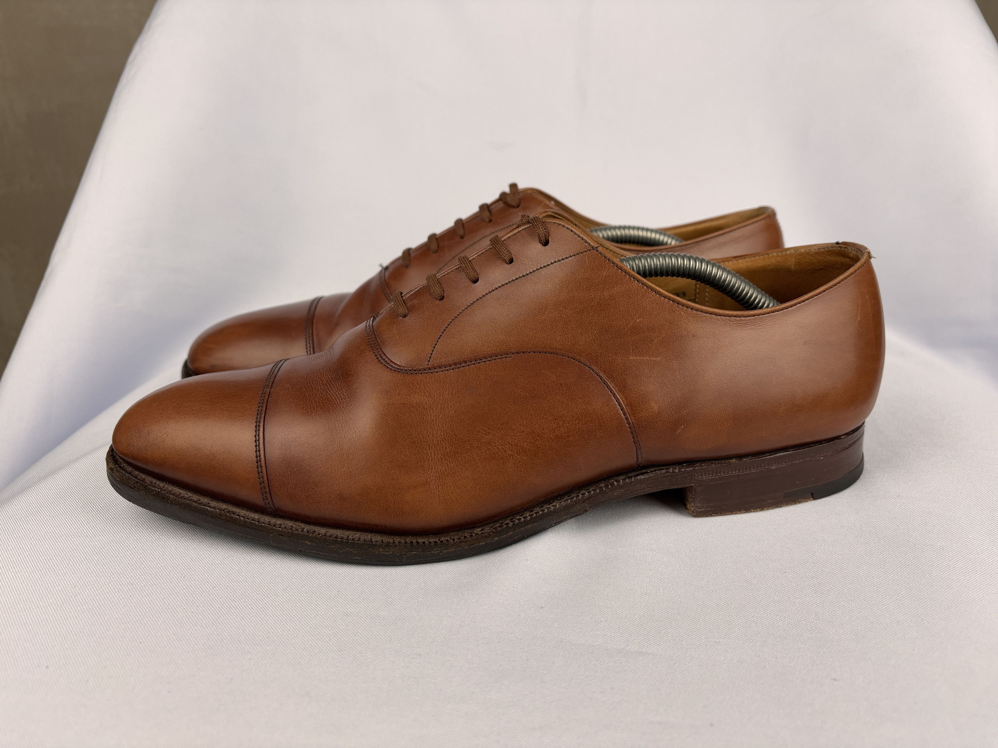 Churchs Church's Consul Leather Oxford Shoes Size Eu 43.5 Uk 9.5 in Brown, Men's