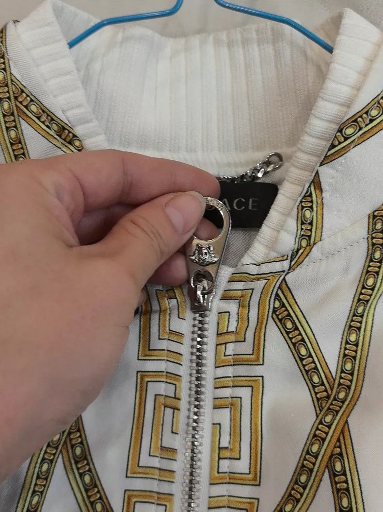 Versace Versace Thin cotton silk jacket Size M / US 6-8 / IT 42-44 - 5 Thumbnail