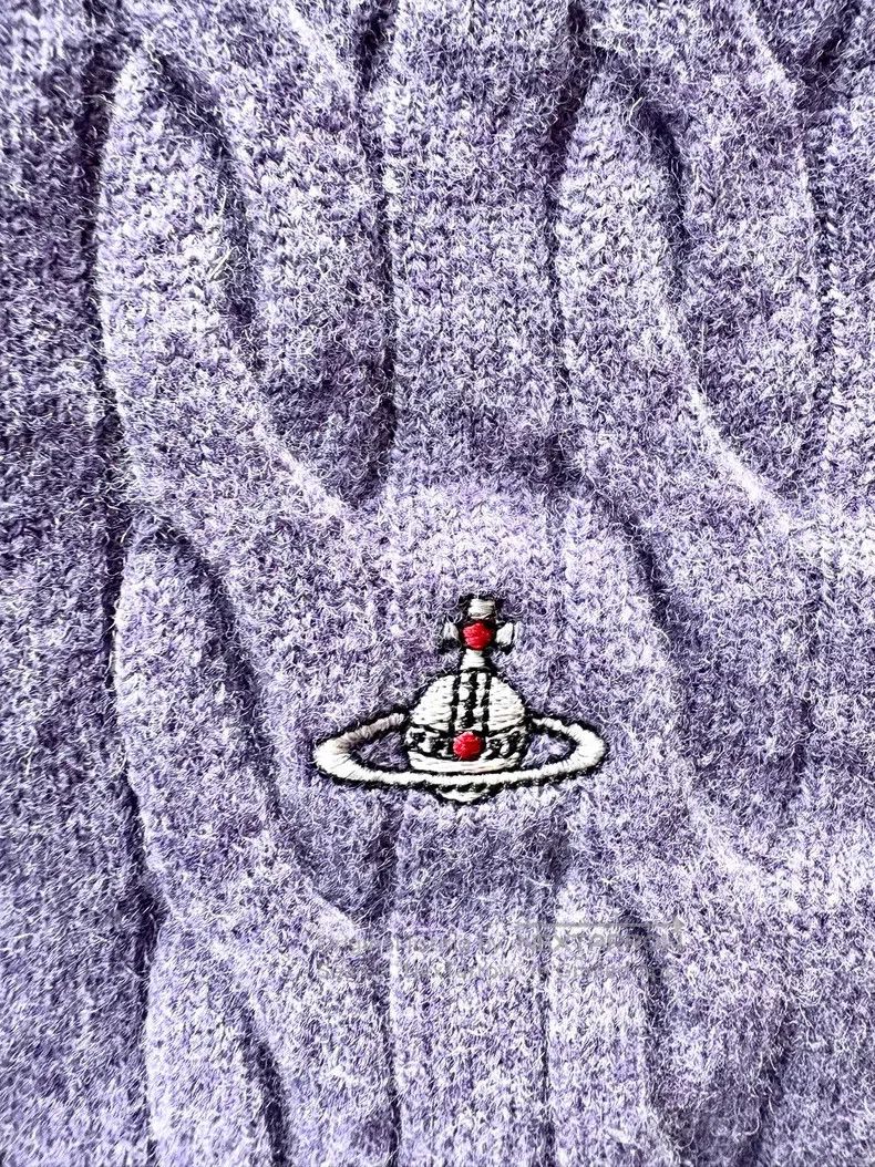 Vivienne Westwood Vivienne Westwood Lavender Crochet Knit Open Cardigan Size L / US 10 / IT 46 - 7 Thumbnail