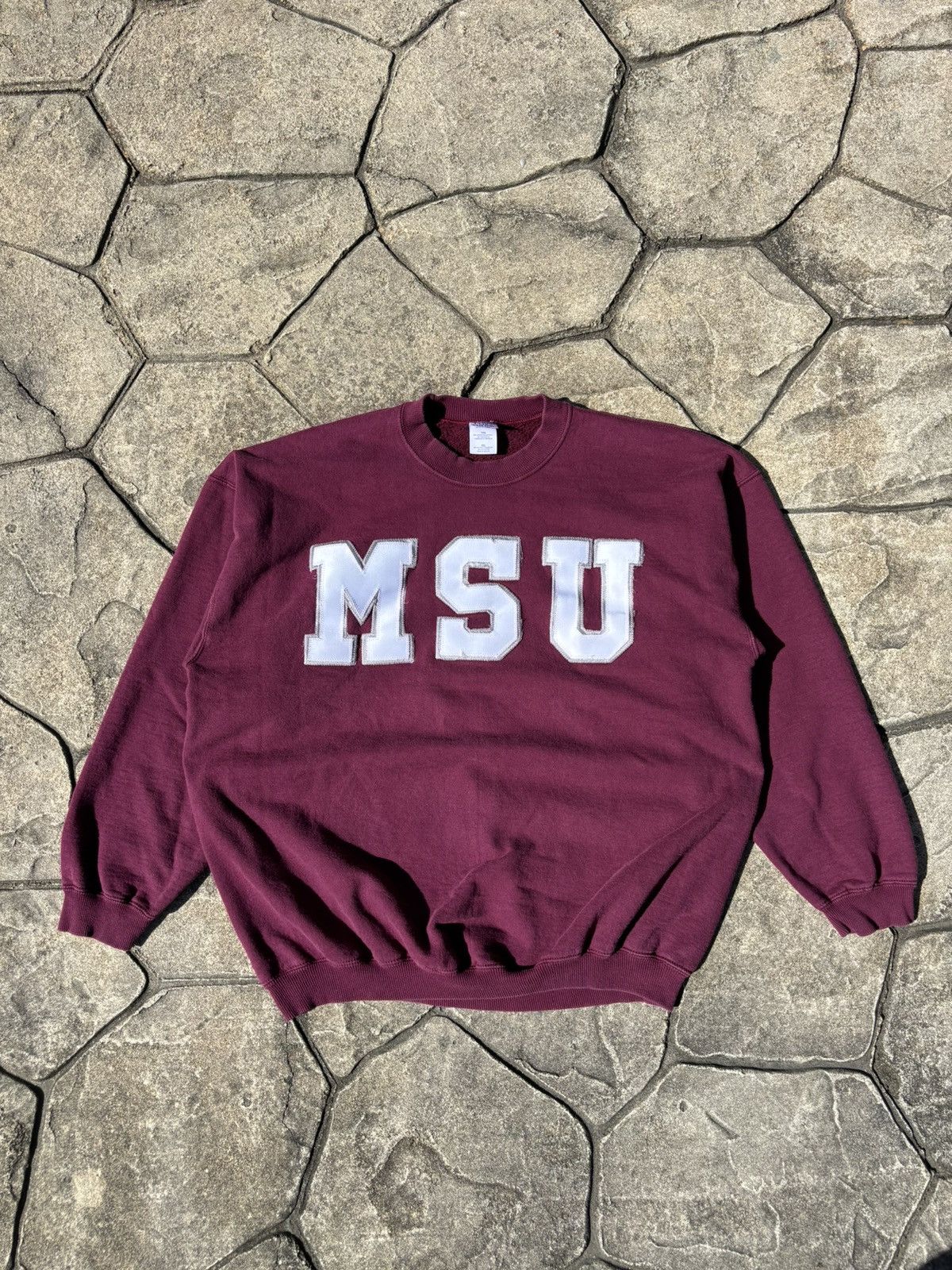 Gildan × Vintage Vintage 90s Mississippi State Embroidered Sweatshirt Size US XXL / EU 58 / 5 - 1 Thumbnail