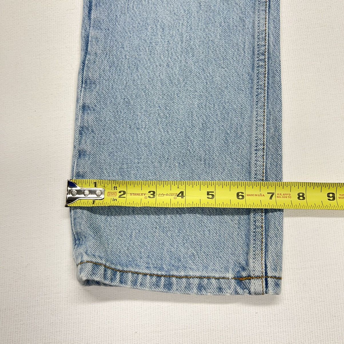 Reformation Reformation Jeans Cynthia High Rise Straight Patch Tahoe Size 25" / US 0 / IT 36 - 18 Thumbnail