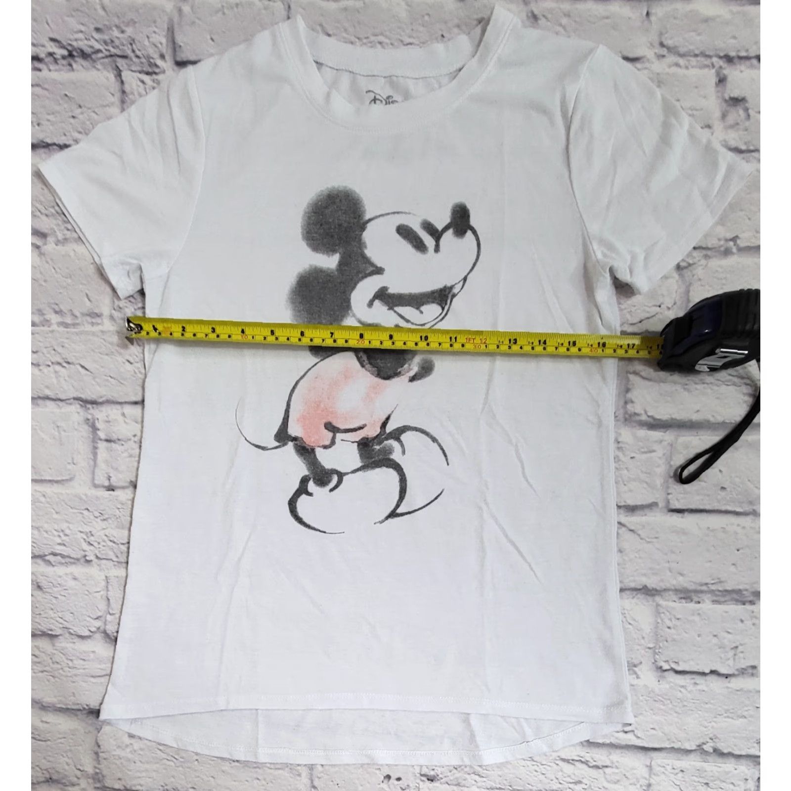 Disney Disney Mickey Mouse White Short Sleeve T-Shirt Men Size S Size US S / EU 44-46 / 1 - 3 Thumbnail