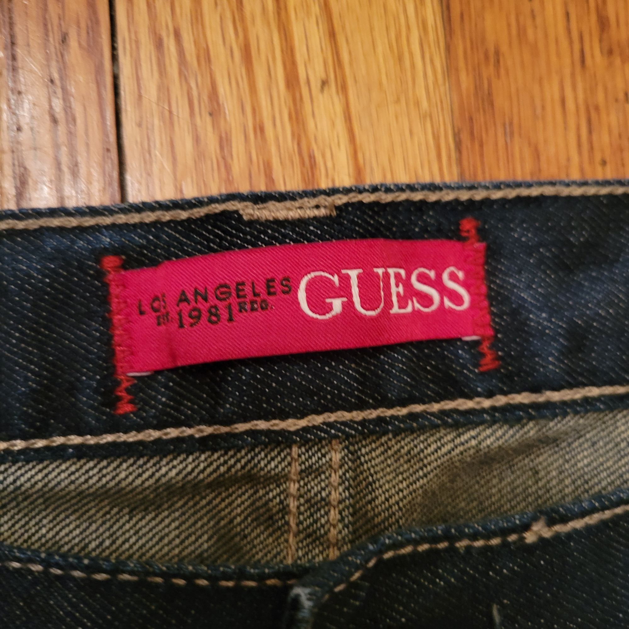 Guess Guess Ultra Slim McCrae Fit Jeans 38 Dark Denim 40x33 Size US 38 / EU 54 - 4 Thumbnail
