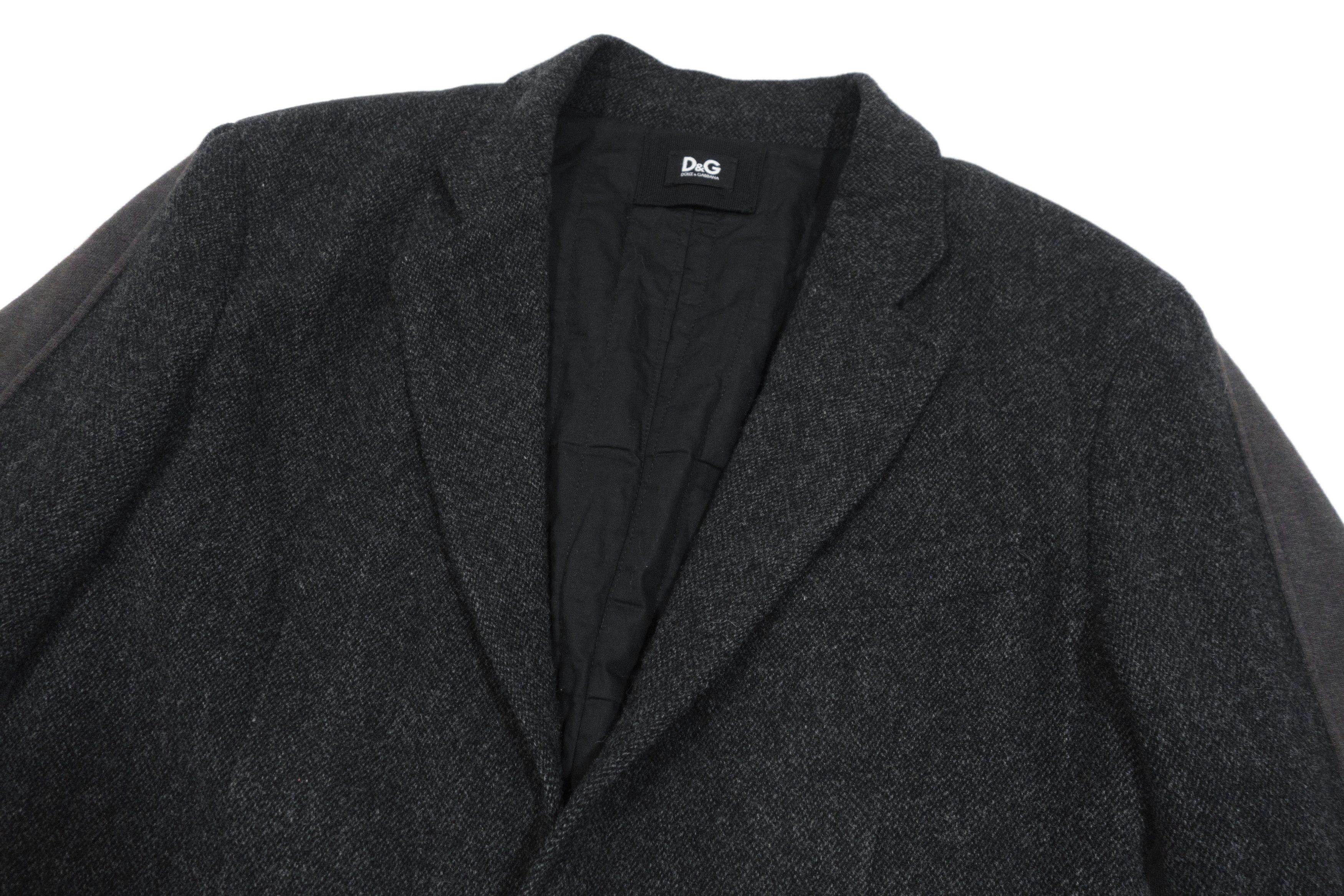 Dolce & Gabbana Panelled Docking Cotton Wool Blazer 2-button closure Size US S / EU 44-46 / 1 - 2 Thumbnail