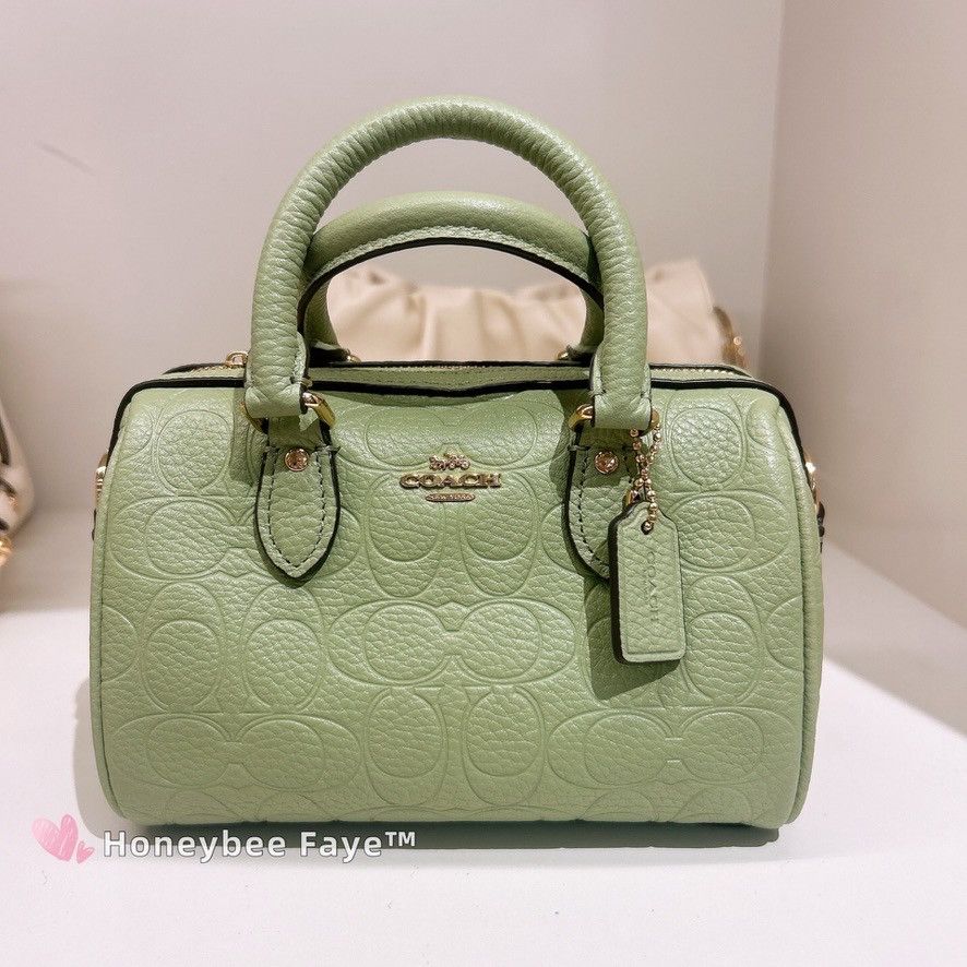 Coach Mini Rowan Crossbody Bag In Signature Leather CEW07 Size ONE SIZE - 4 Thumbnail
