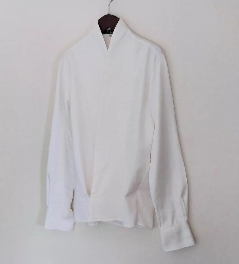 Haider Ackermann Haider Ackermann size 34 White shirt with long sleeves Size US M / EU 48-50 / 2 - 2 Thumbnail