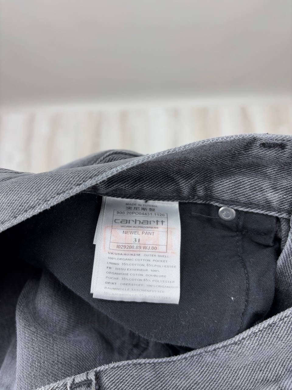 Carhartt × Carhartt Wip Mens jeans Carhartt Size 31 Color Gray Size US 31 - 8 Thumbnail