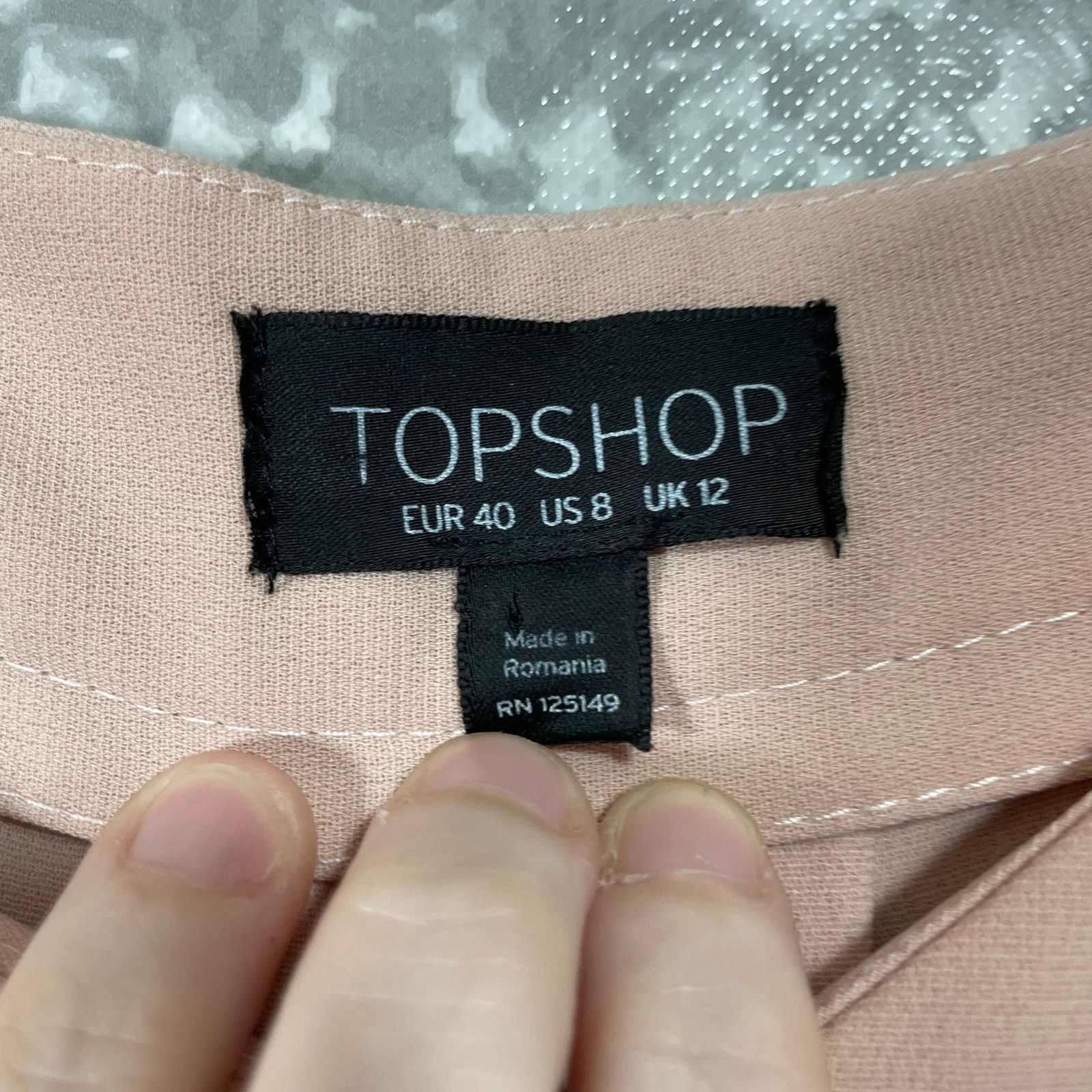 Topshop Topshop Blush Pink Y2K Cold Shoulder Ruffle Top - Size 8 Size M / US 6-8 / IT 42-44 - 4 Thumbnail