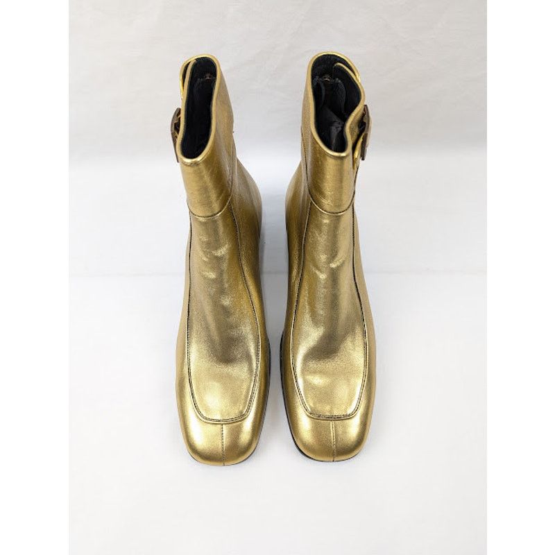 Saint Laurent Paris o1rshd1 Miles Boots in Gold Size US 9 / EU 42 - 15 Thumbnail