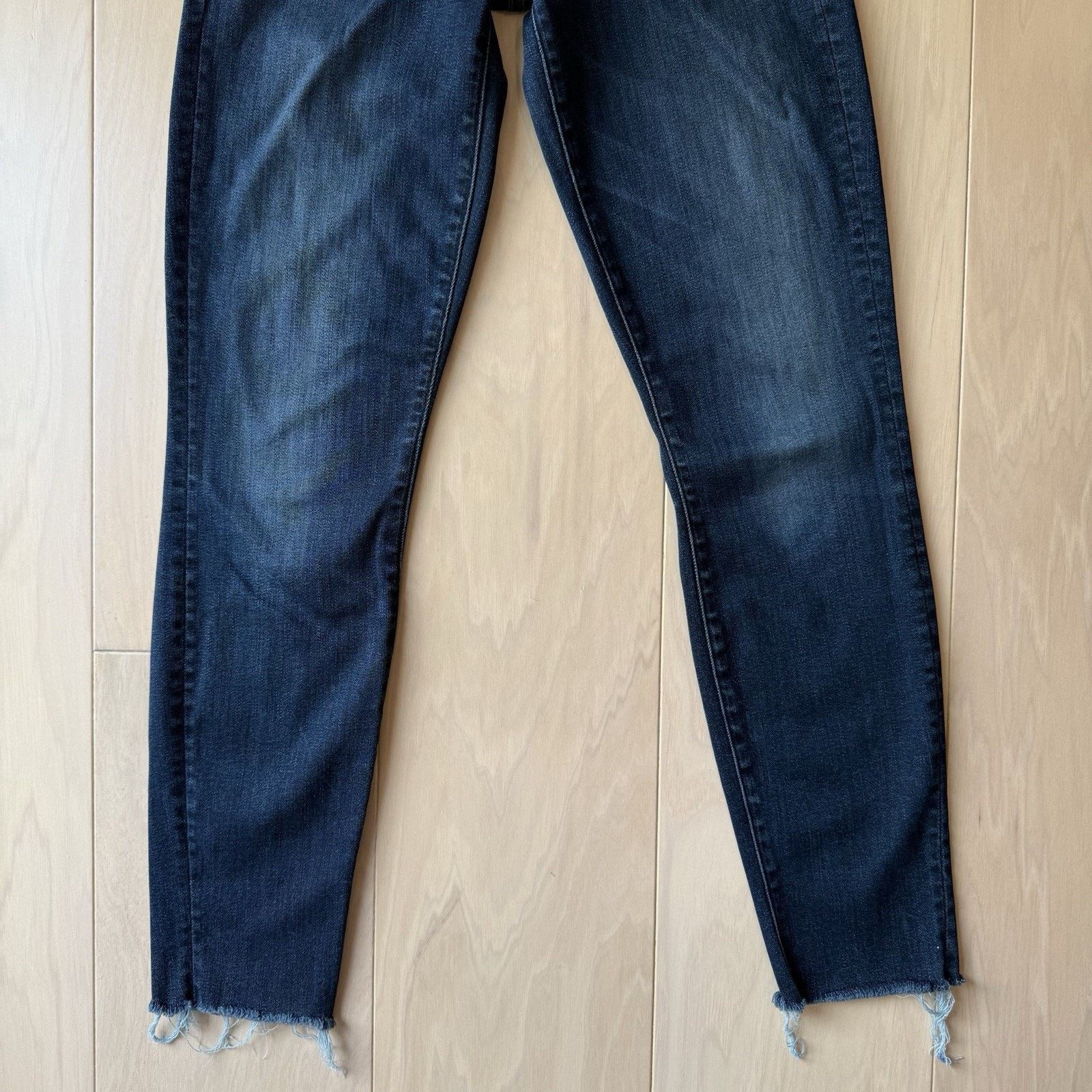 MOTHER Mother Looker Ankle Jeans W 24 Blue Dark Wash Glam Boho Size 24" / US 00 / IT 34 - 4 Thumbnail