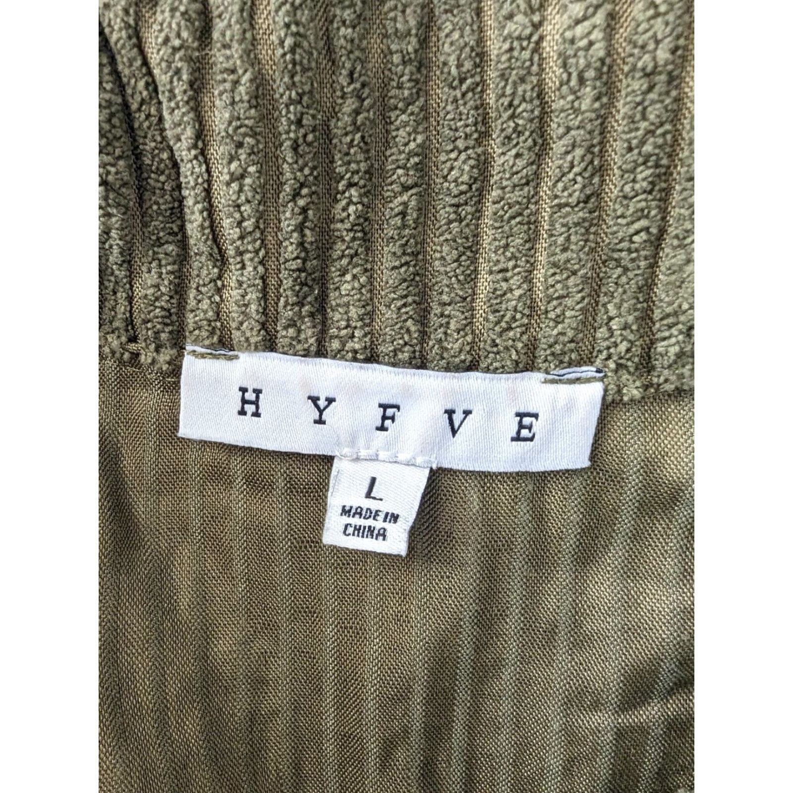Vintage VINTAGE Y2K Lagenlook Green Corduroy Shirt Jacket/Coat Women's Large Shacket Bomber Jacket Bohemian Hippie Boho Hippie Size L / US 10 / IT 46 - 4 Thumbnail