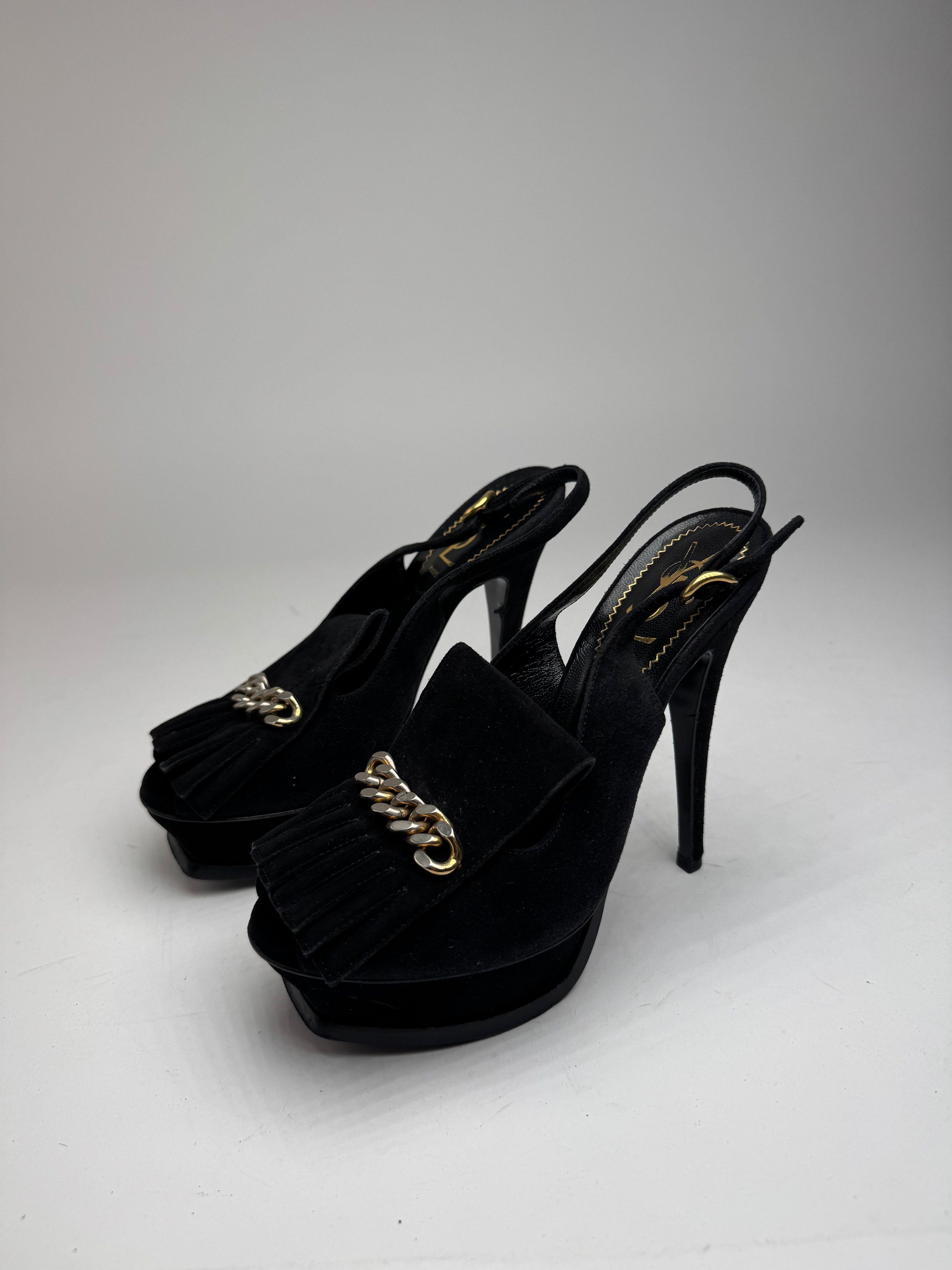 Other Vintage Yves Saint Laurent Suede pumps Size US 5 / IT 35 - 1 Thumbnail