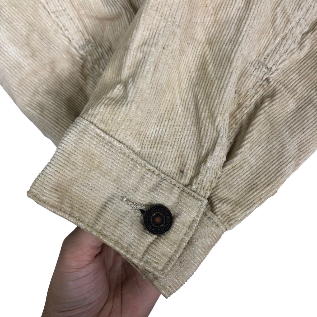 Levi's 🔥90’s Vintage Trucker Corduroy Jacket Levi’s Usa Size US S / EU 44-46 / 1 - 12 Thumbnail