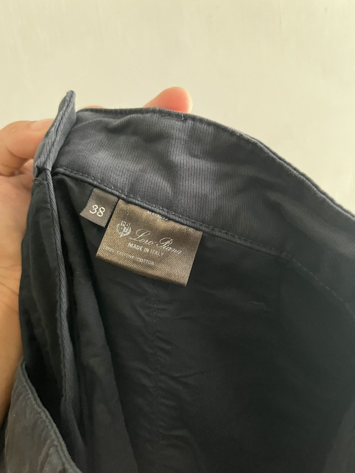 Loro Piana Loro Piana Straight Cut Cuffed Pants Dark Blue Size 32" / US 10 / IT 46 - 7 Thumbnail