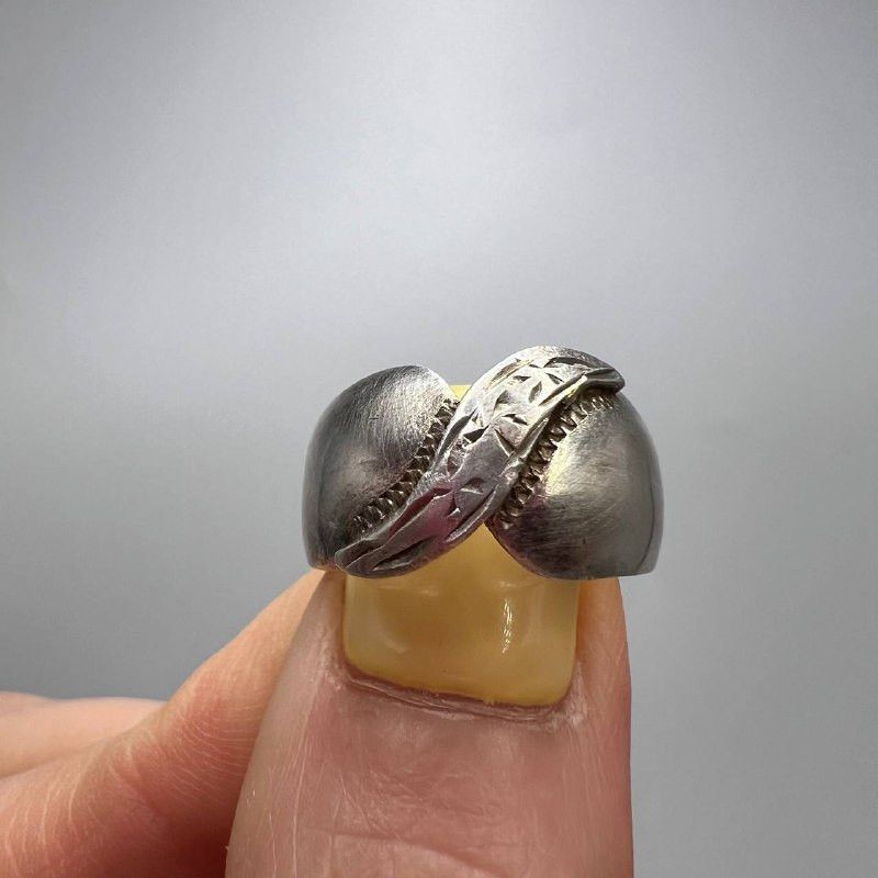 Vintage Vintage Soviet Sterling Silver 925 Ring Size 5.5 Size ONE SIZE - 4 Thumbnail