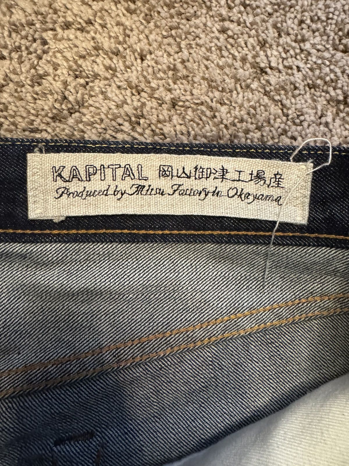 Kapital Kapital Blue Hands Flared Denim Jeans Size US 29 - 5 Thumbnail