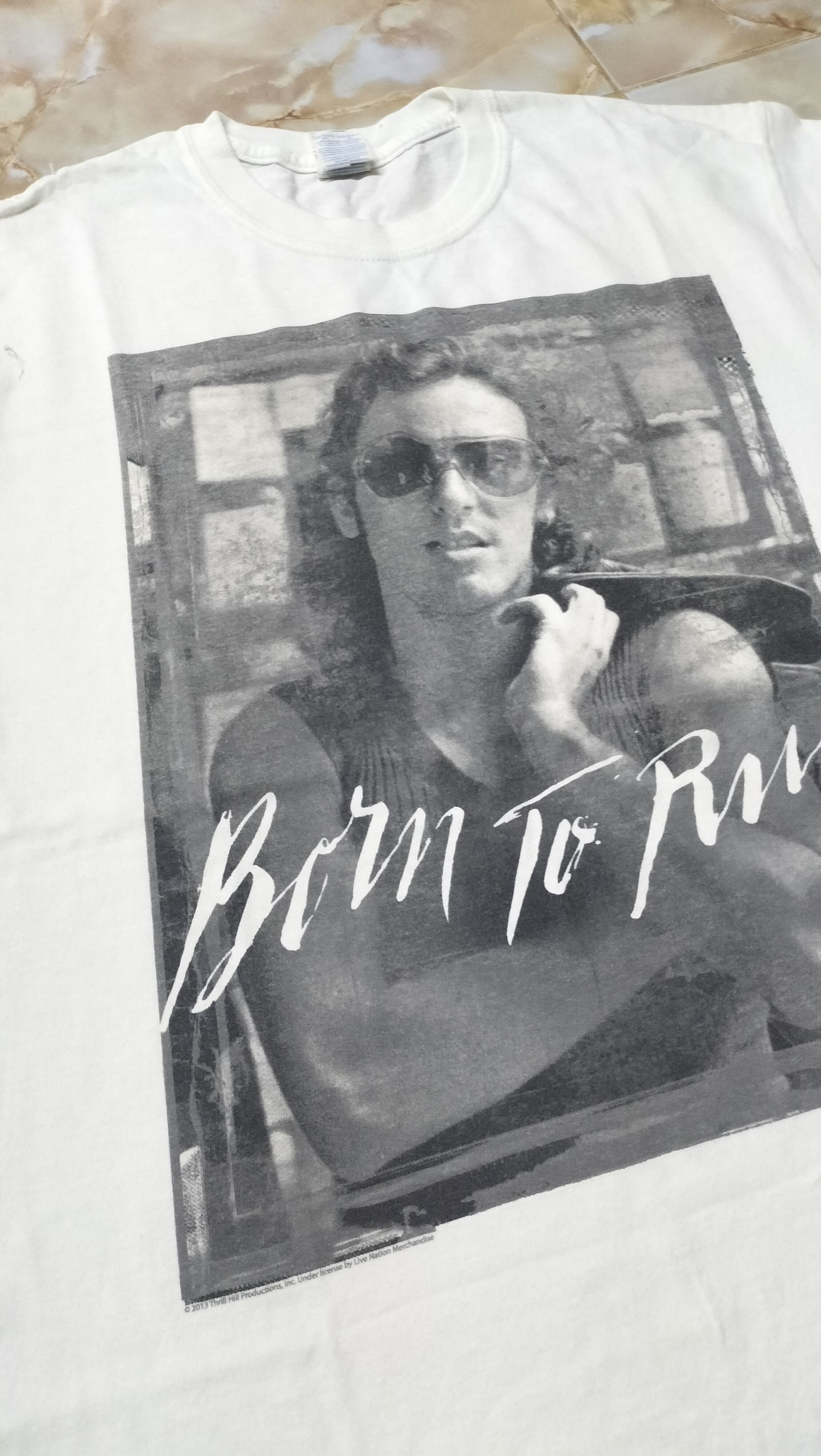 Band Tees Bruce Springsteen born to run t-shirt album rockstar Size US M / EU 48-50 / 2 - 2 Thumbnail
