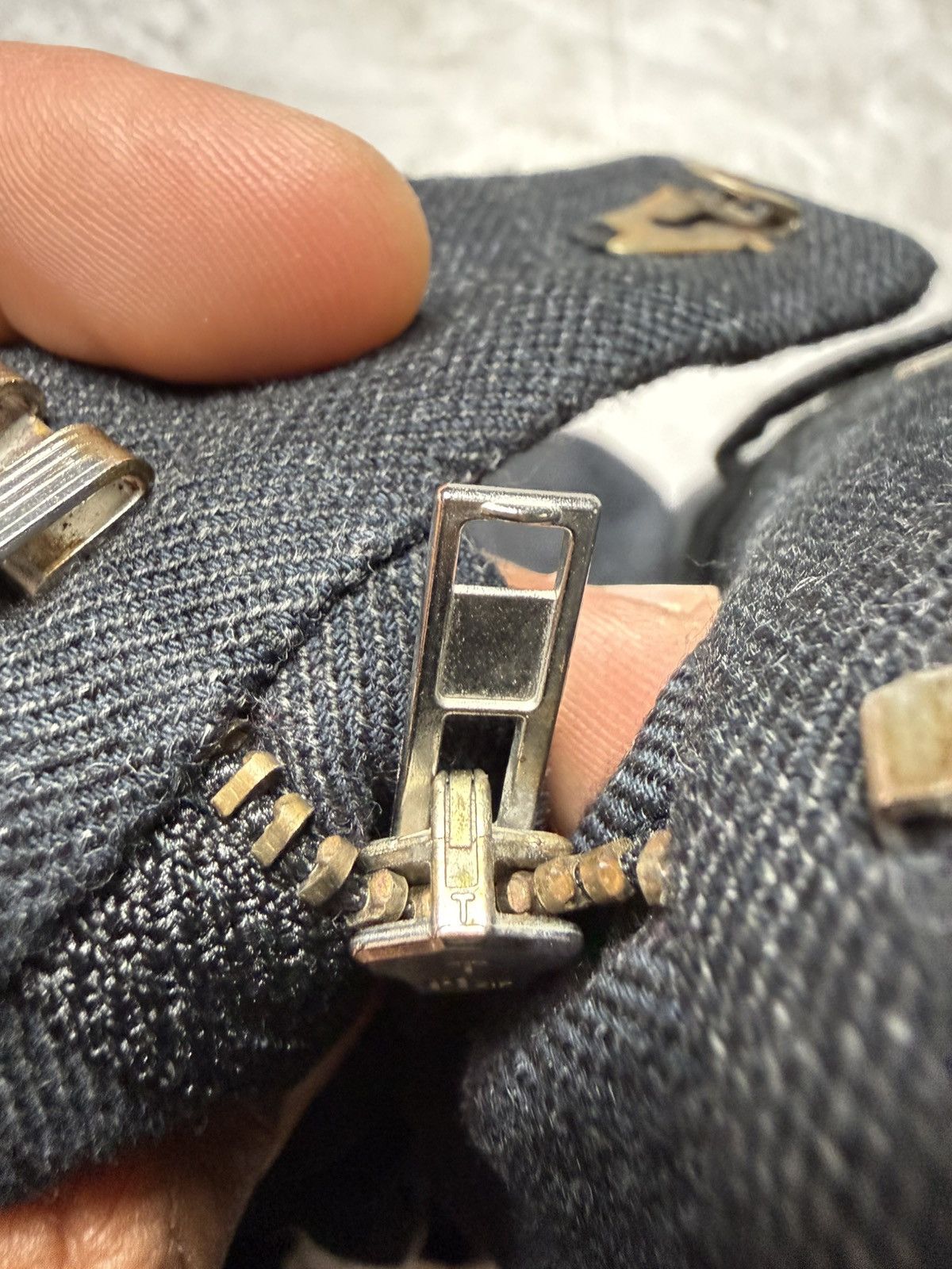 Miu Miu Miu miu x Prada Wax Light Denim Trouser Size US 33 - 8 Thumbnail