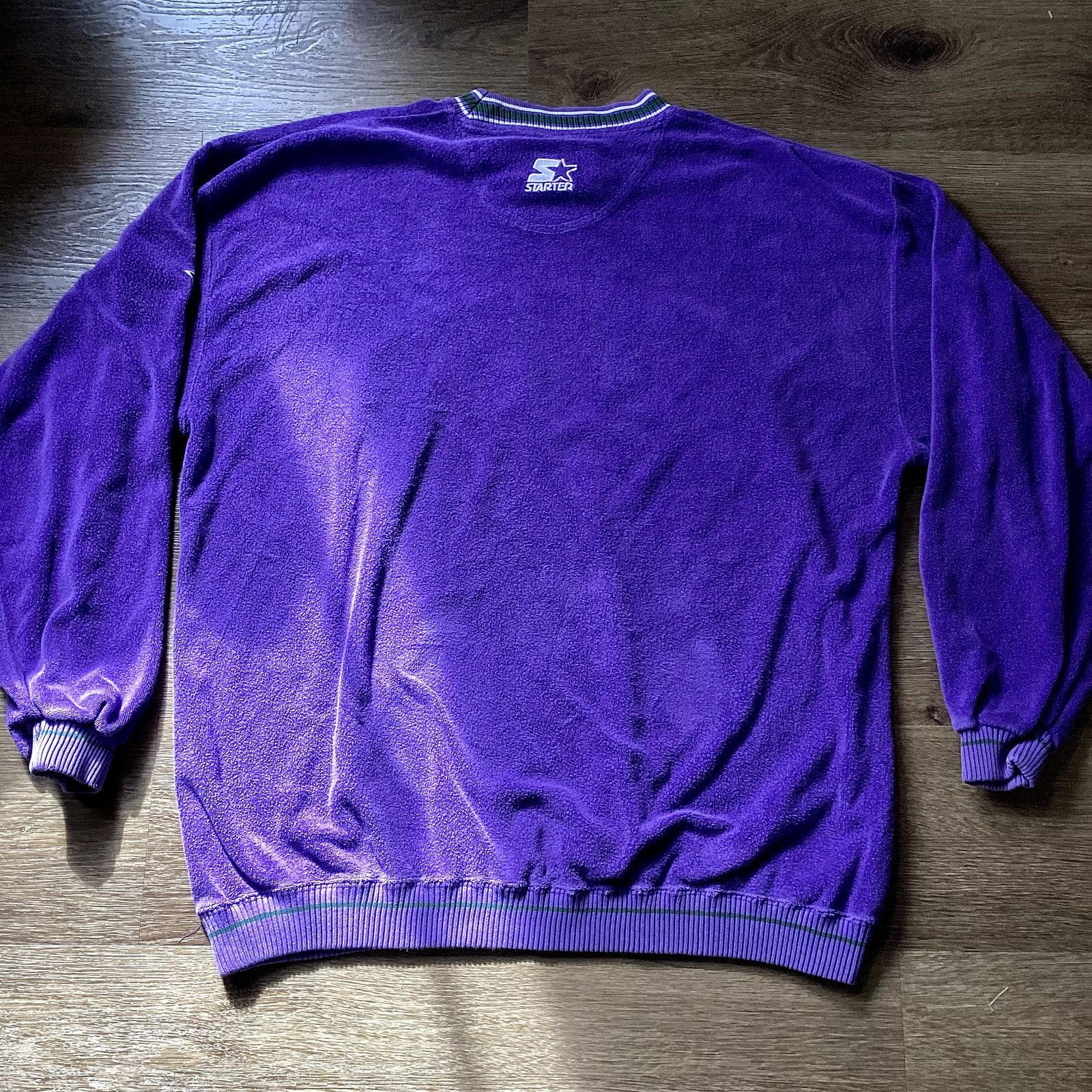 NBA Purple/ Green NBA Bucks Terry Sweater- Size XL Size US XL / EU 56 / 4 - 2 Thumbnail