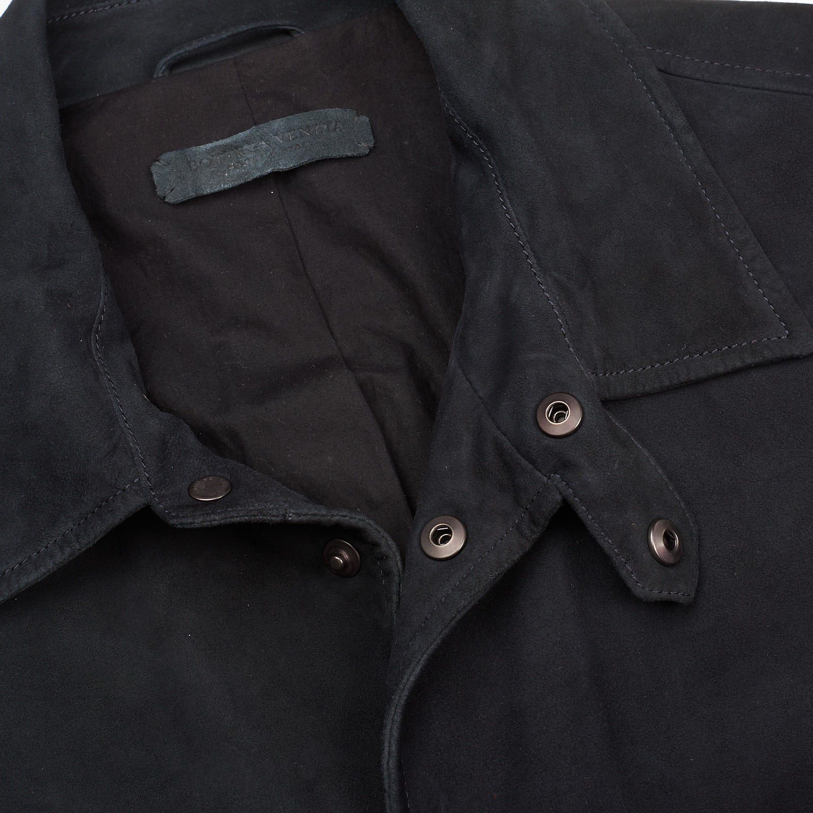 Bottega Veneta BOTTEGA VENETA Black Sheepskin Suede Leather Flight Jacket Size US M / EU 48-50 / 2 - 6 Thumbnail