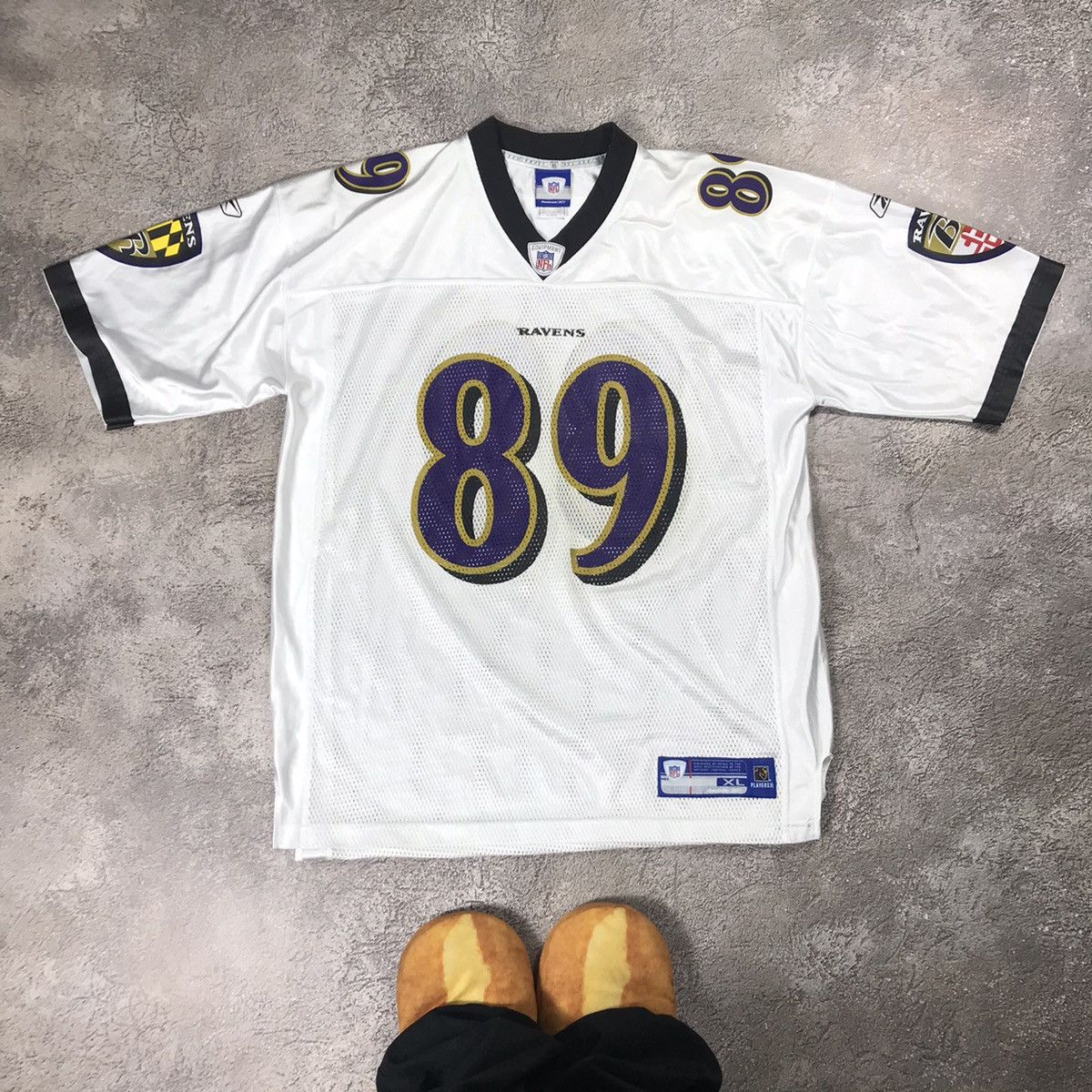 Vintage Vintage Y2K Reebok Ravens Graphic Tee Streetwear Boxy XL Size US XL / EU 56 / 4 - 1 Thumbnail