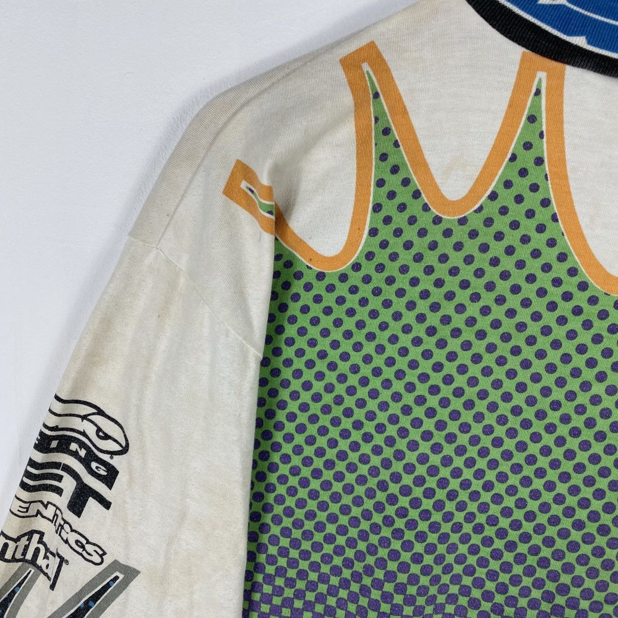 Vintage Vintage 90's AXO SPORT INTERNATIONAL Long Sleeve Jersey Size US L / EU 52-54 / 3 - 14 Thumbnail