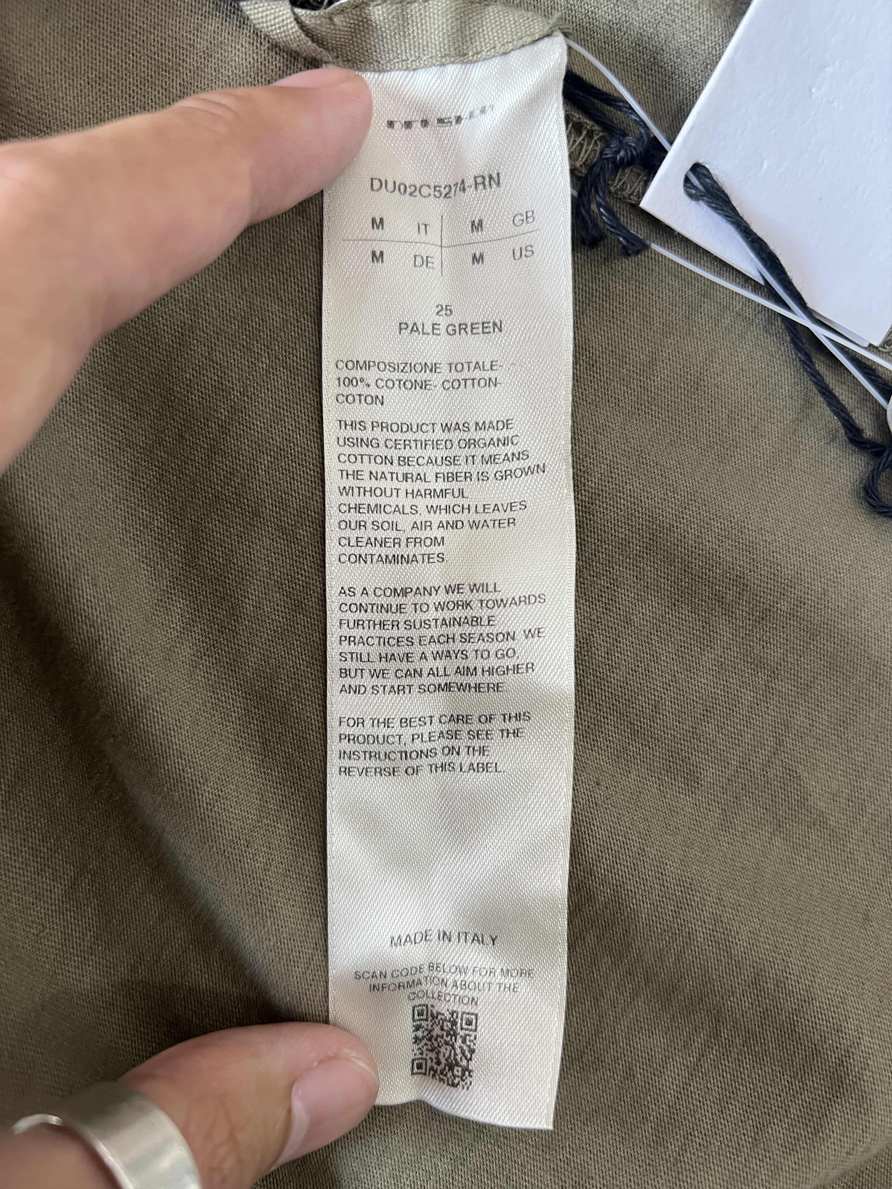 Rick Owens Rick Owens DRKSHDW Jumbo SS Tee Pale Green Size US M / EU 48-50 / 2 - 10 Thumbnail