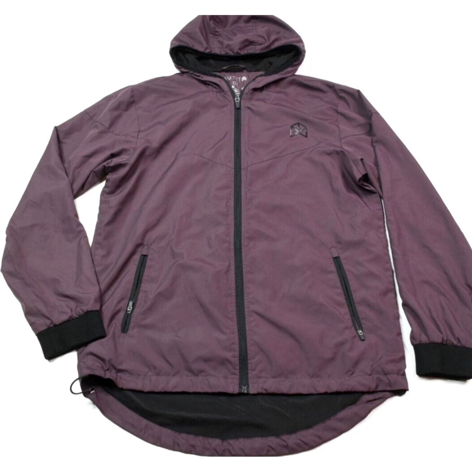 Vintage BMFIT Drop Cut Windbreaker Jacket Mens Small Purple Long Sleeve Full-Zip Gym Size US S / EU 44-46 / 1 - 2 Thumbnail