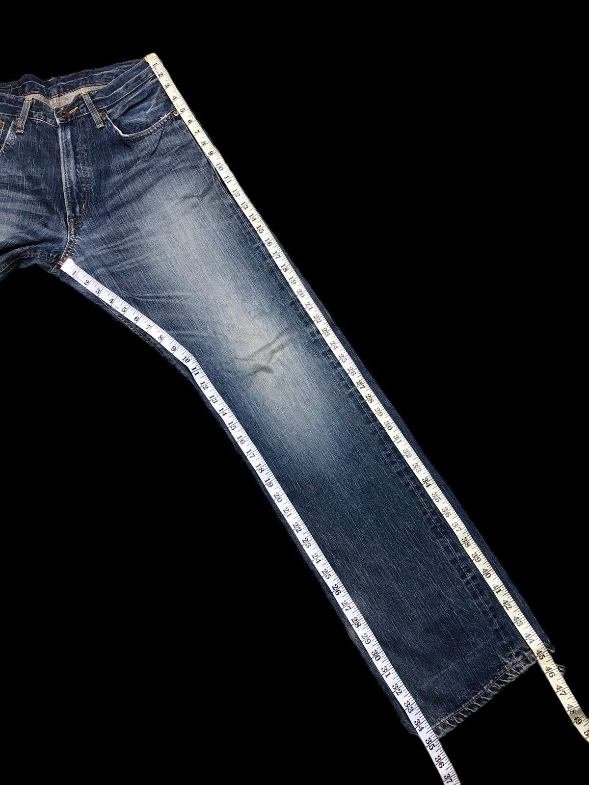 WIDE LEG BAGGY EDWIN SELVEDGE DENIM