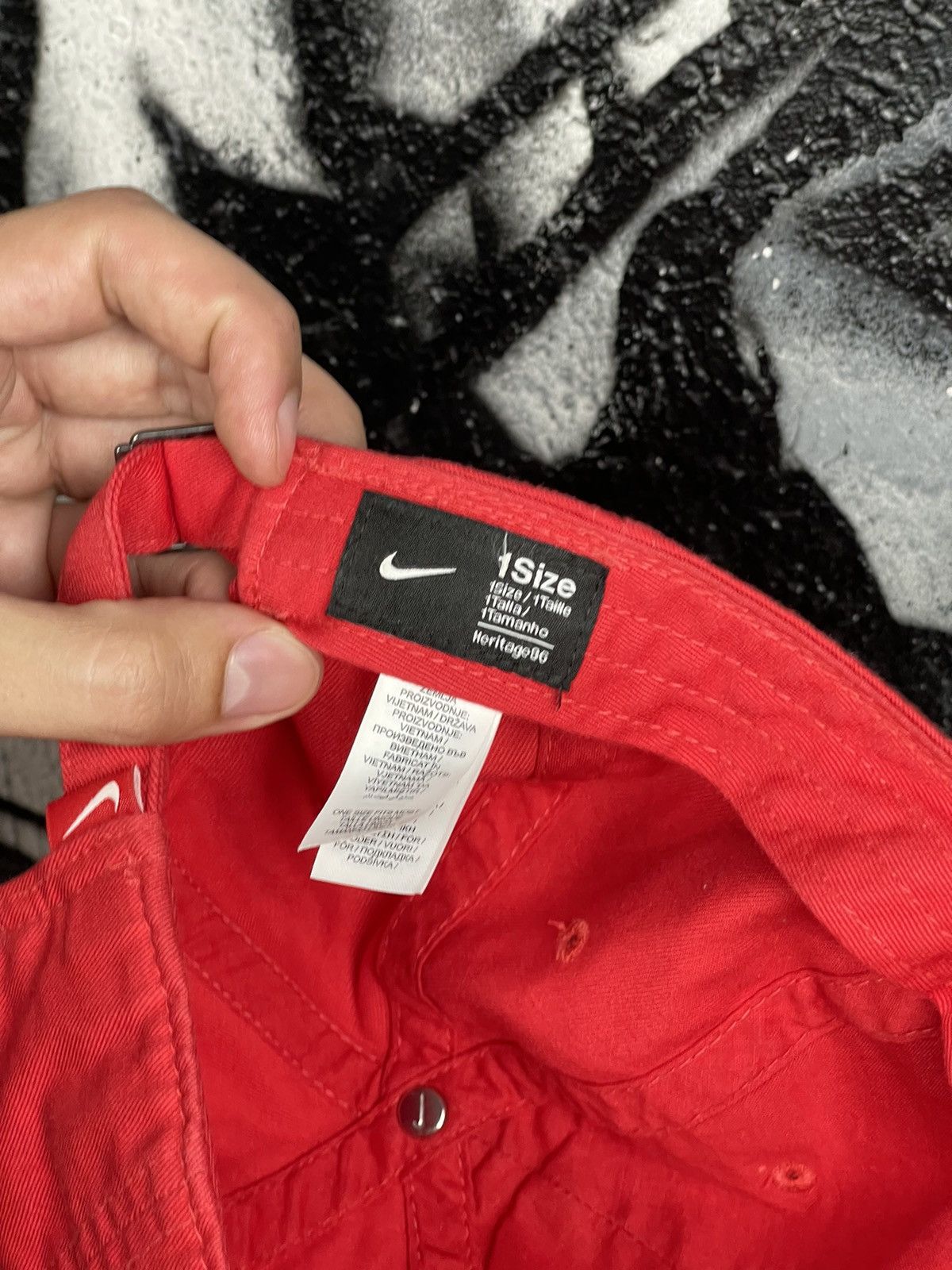 Nike Nike Embroidered Logo Red Cap One Size Fits Size ONE SIZE - 8 Thumbnail