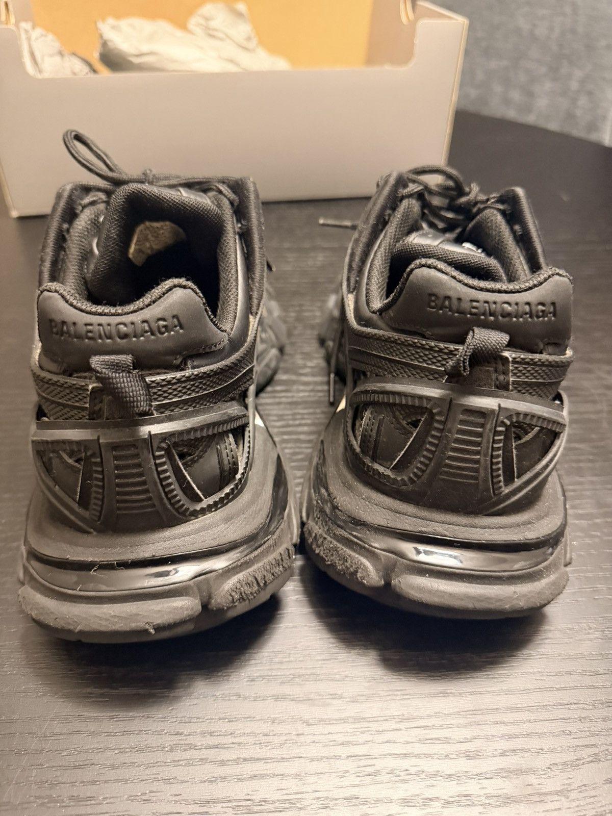 Balenciaga Balenciaga Track.2 Trainer ‘Black’ Size US 8 / EU 41 - 4 Thumbnail