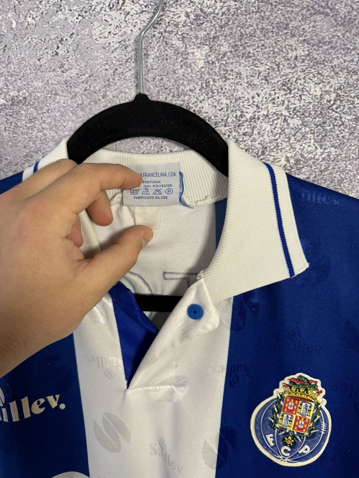 Vintage 90’s Vintage FC Porto 1995/96 Saillev Special Jersey Size US L / EU 52-54 / 3 - 13 Thumbnail
