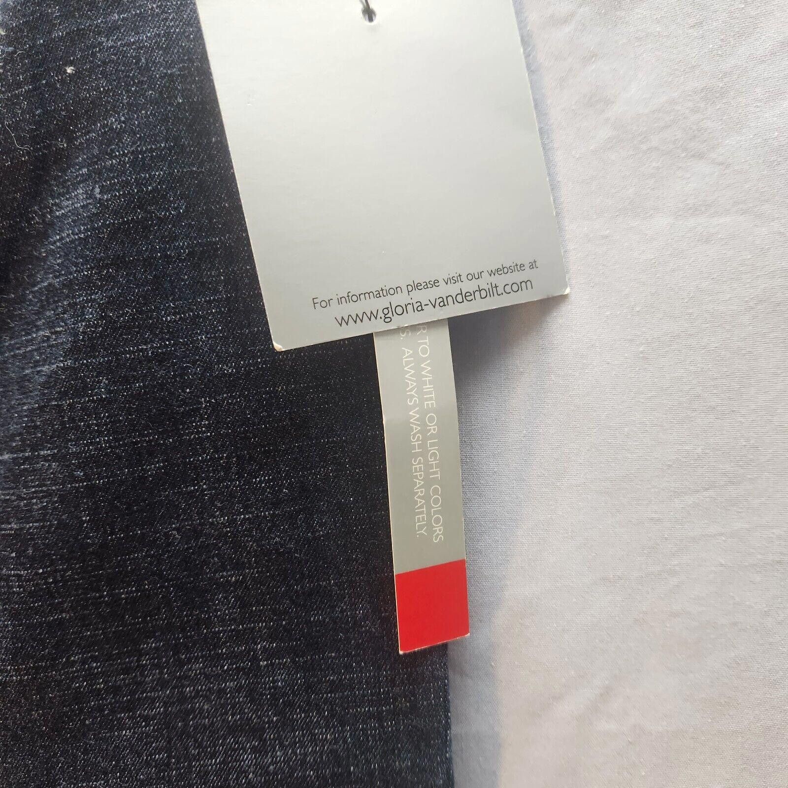 Designer Gloria Vanderbilt Boot Cut Suede Top Jeans Size 8 NWT Size 30" / US 8 / IT 44 - 5 Thumbnail