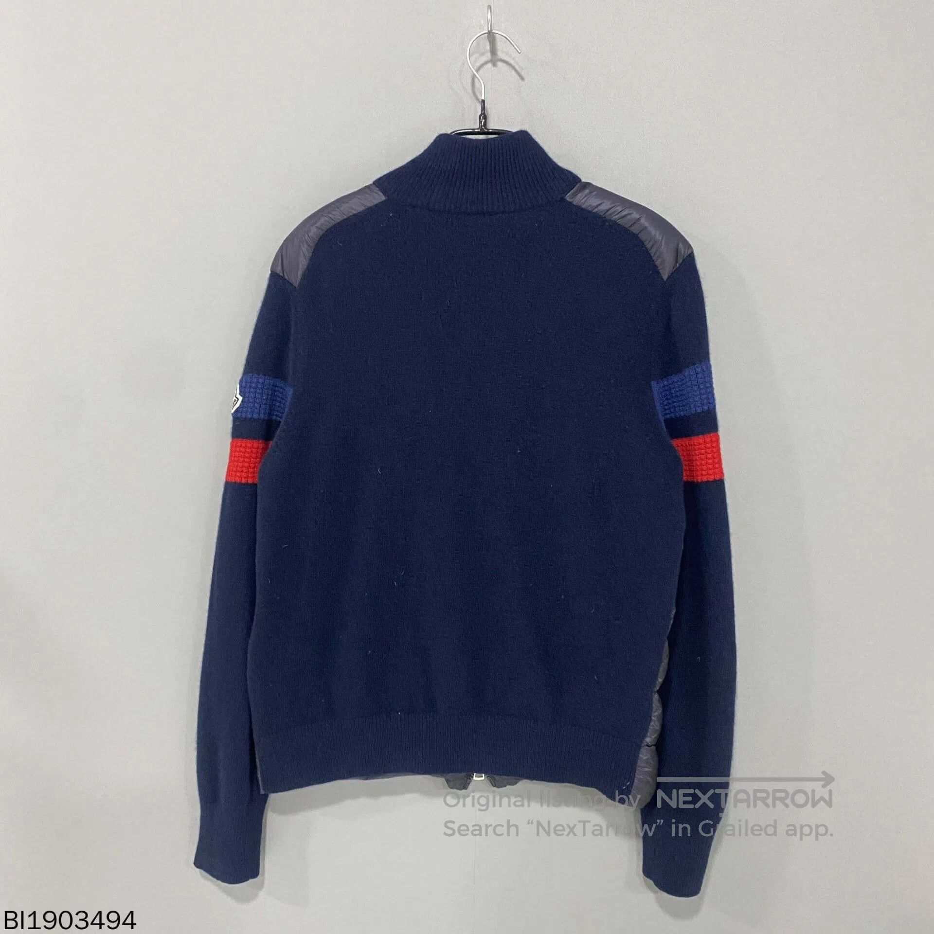 Moncler moncler puffer jacket with knitted sleeves. Size US M / EU 48-50 / 2 - 3 Thumbnail