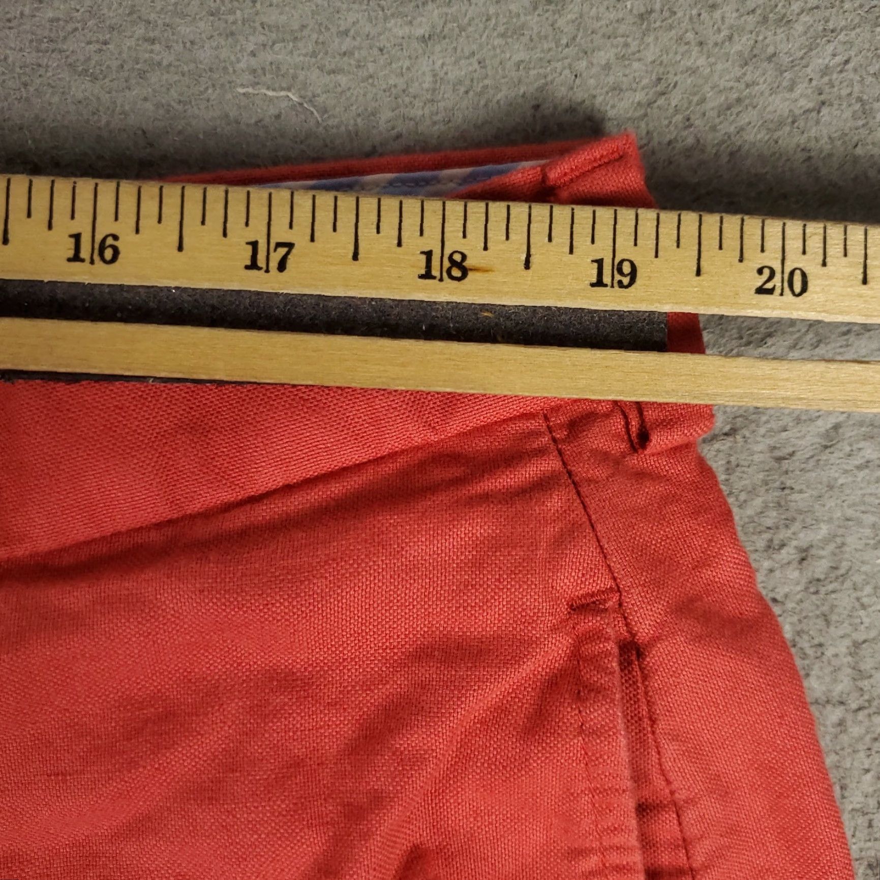Brooks Brothers Brooks Brothers Shorts Mens 40 Red Linen Chino 9 in Inseam Slash Pocket Pockets Flat Front Regular Size US 40 / EU 56 - 4 Thumbnail
